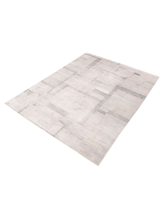 Calvera Beige Gray 8x10 Machine Made Rug