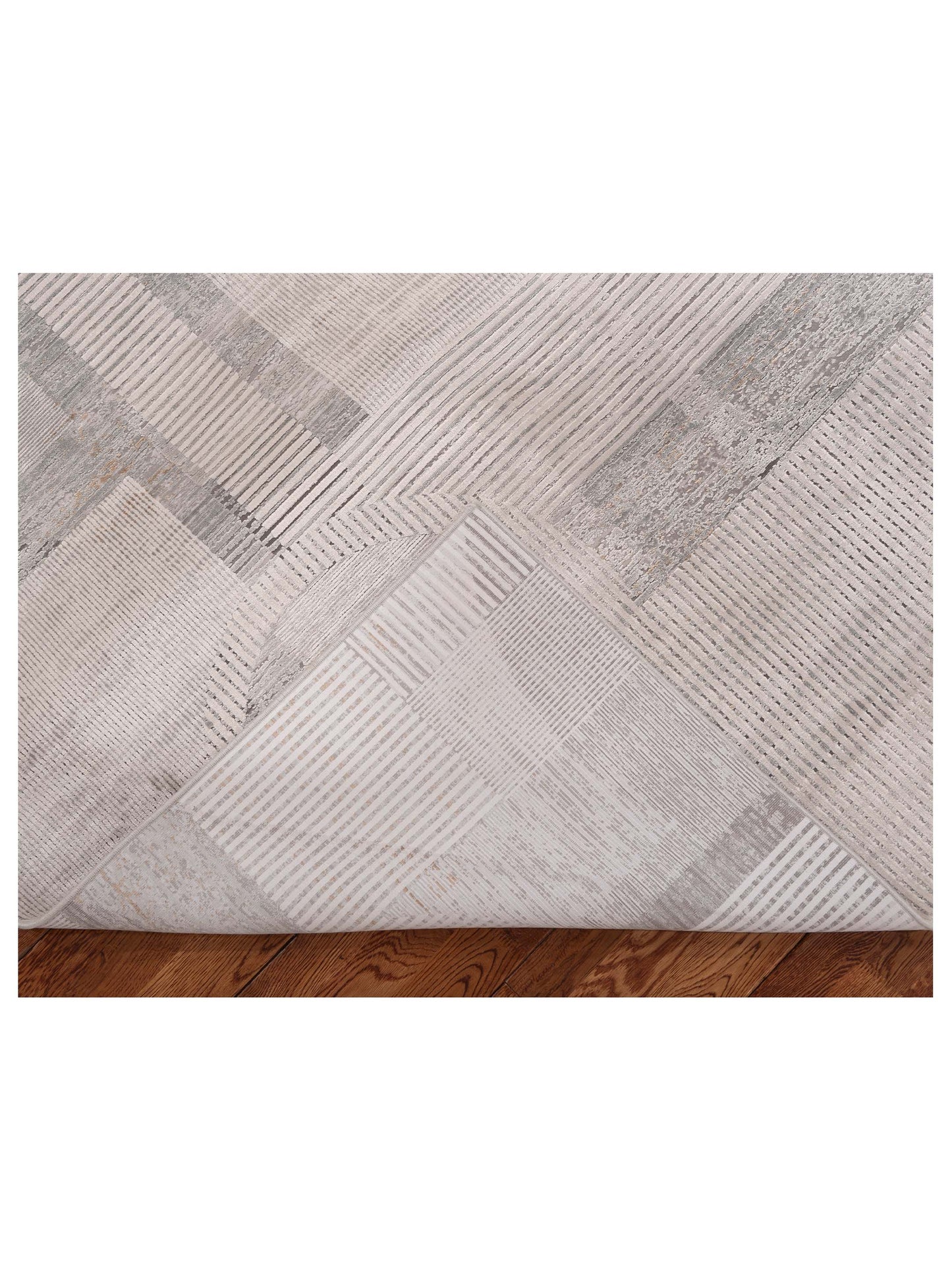 Calvera Beige Gray 8x10 Machine Made Rug