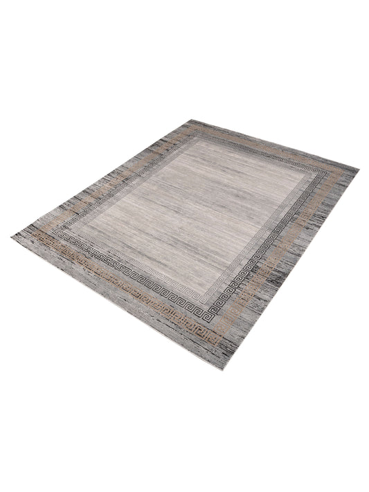 Calvera Silver Charcoal 8x10 Machine Made Rug