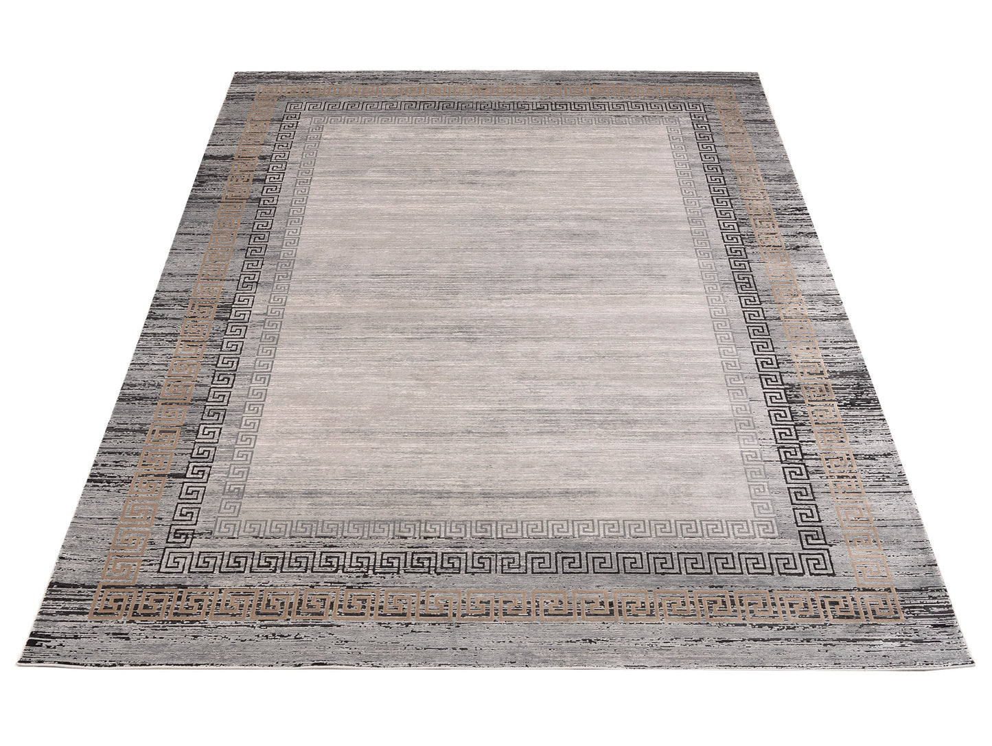 Calvera Silver Charcoal 8x10 Machine Made Rug