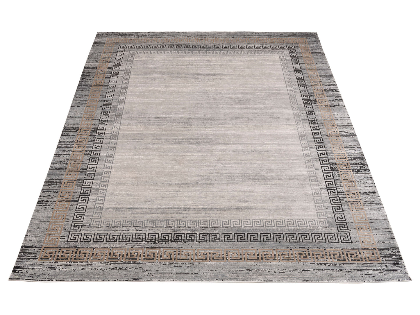 Calvera Silver Charcoal 8x10 Machine Made Rug
