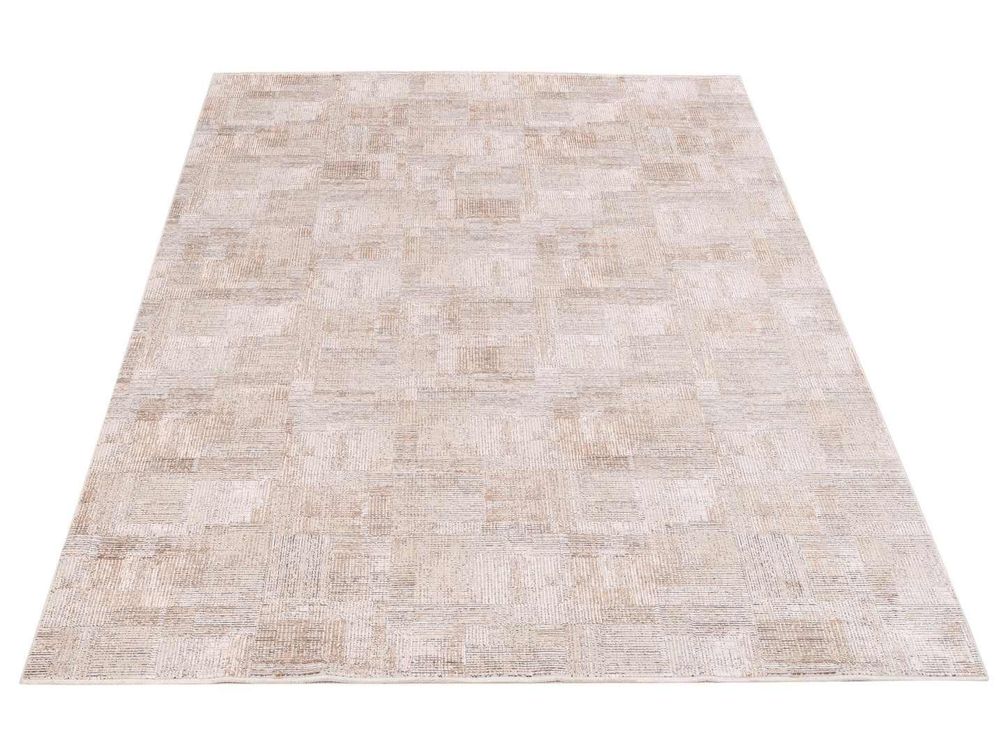Calvera Beige Gold 8x10 Machine Made Rug