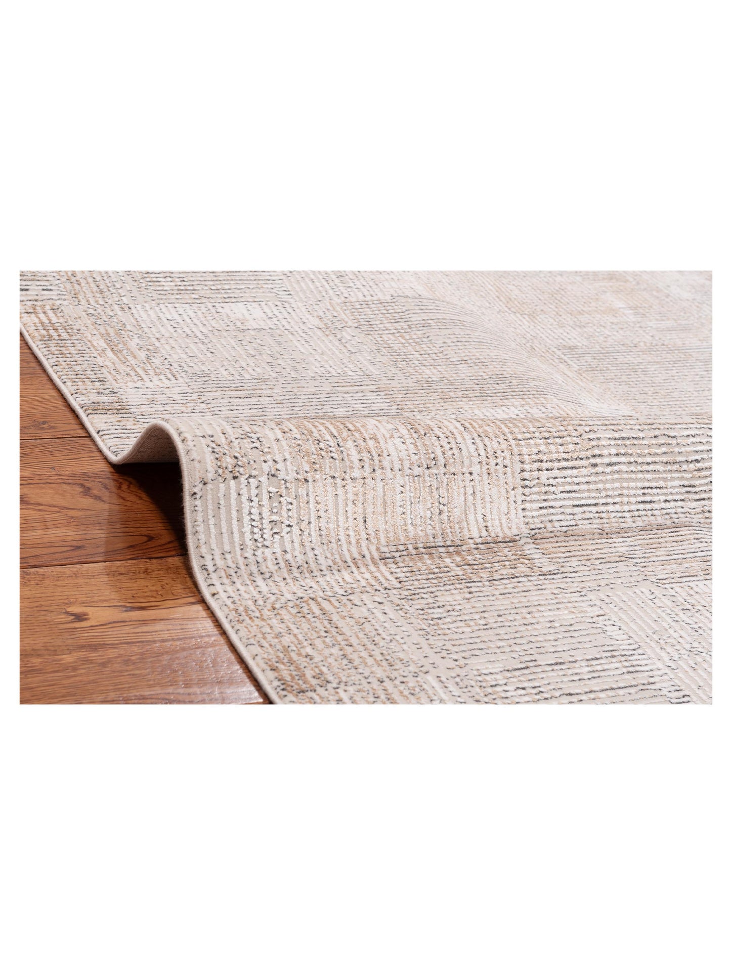 Calvera Beige Gold 8x10 Machine Made Rug
