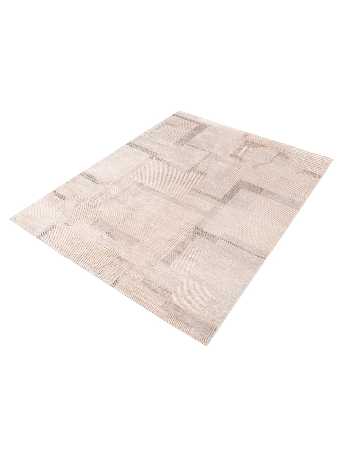 Calvera Beige Gray 8x10 Machine Made Rug