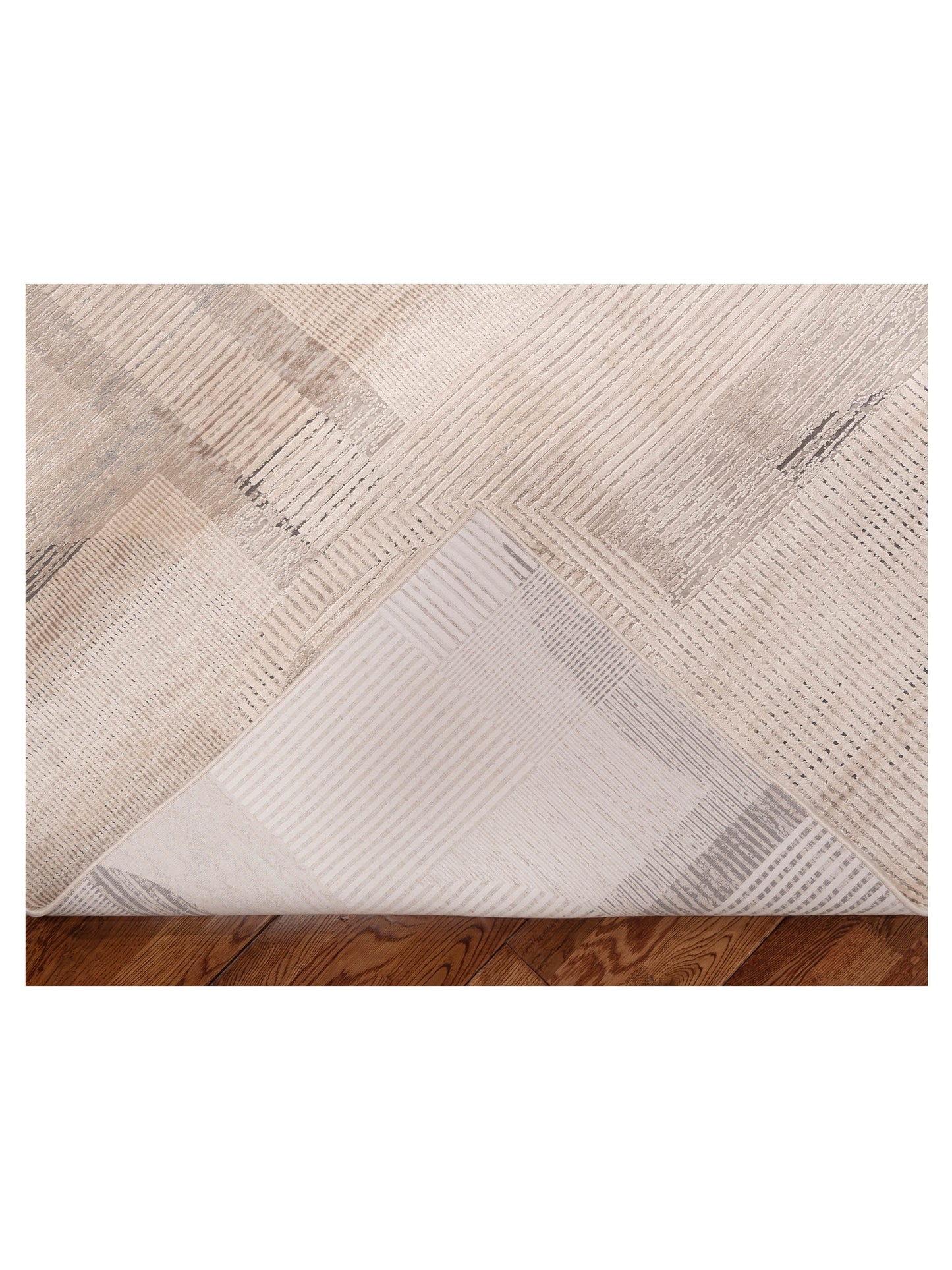 Calvera Beige Gray 8x10 Machine Made Rug