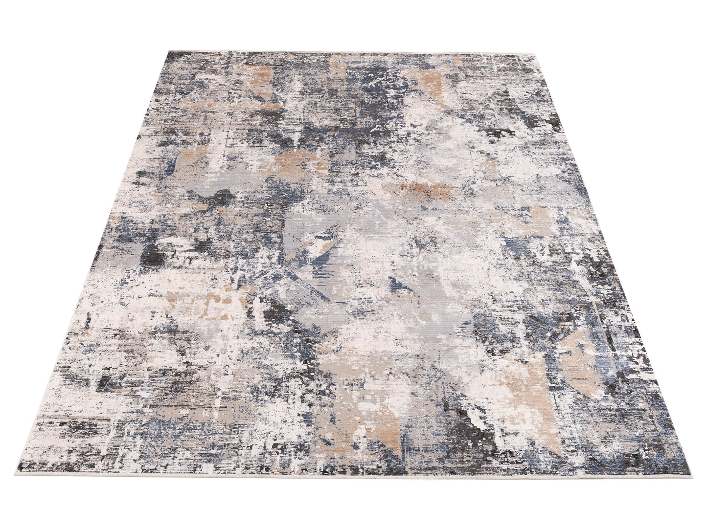 Calvera Gray Blue 8x10 Machine Made Rug
