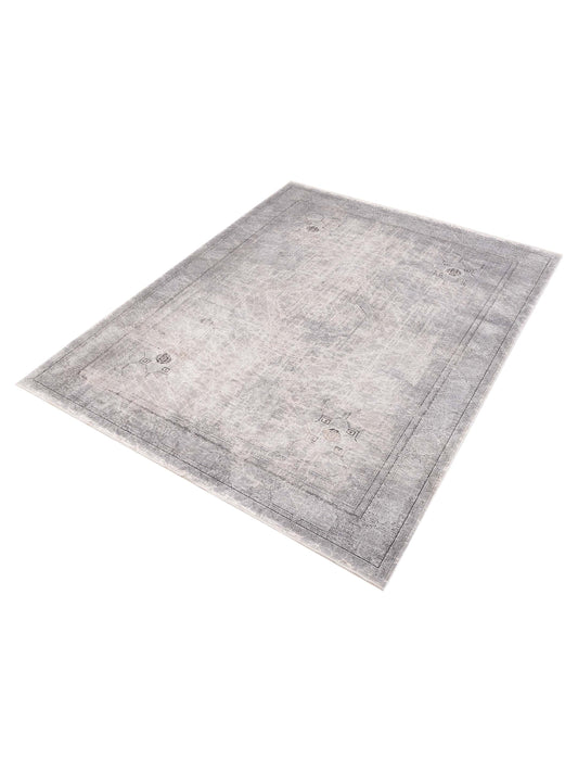 Calvera Silver Gray 8x10 Machine Made Rug