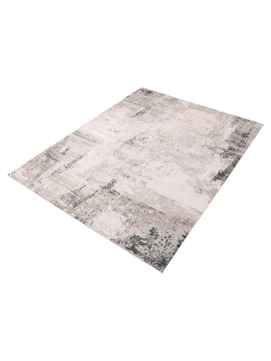 Calvera Beige Gray 8x10 Machine Made Rug