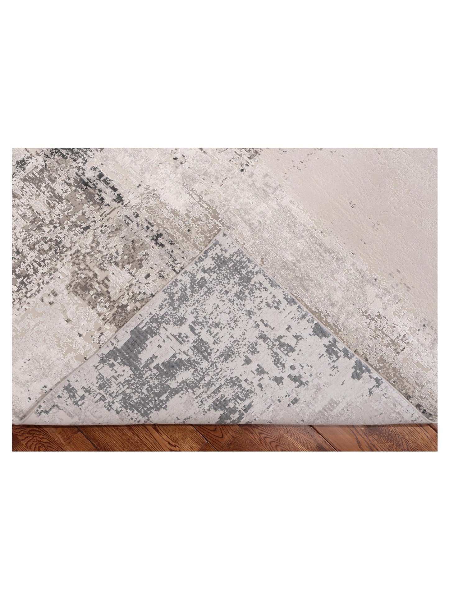 Calvera Beige Gray 8x10 Machine Made Rug
