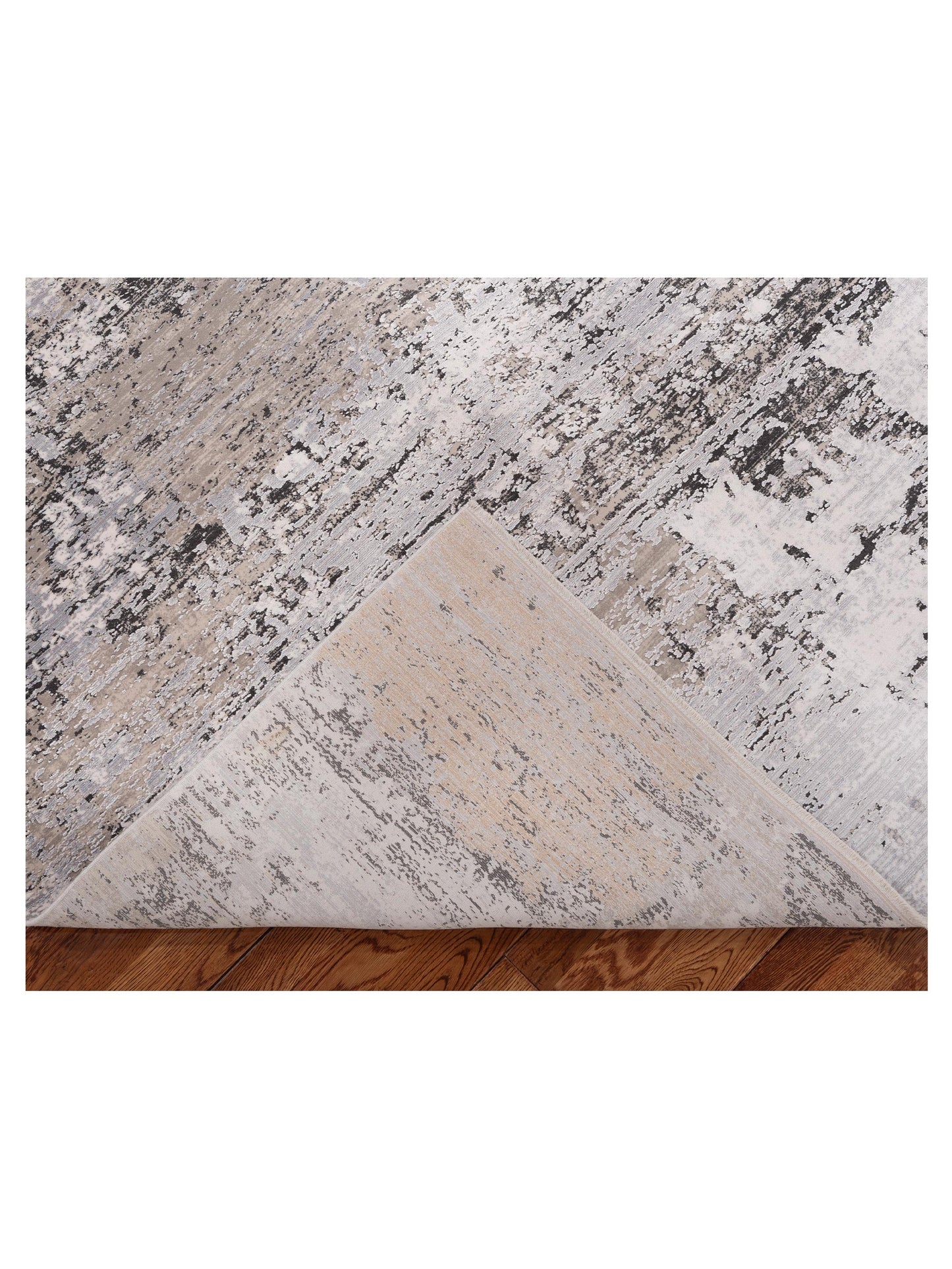 Calvera Gray Gray 8x10 Machine Made Rug
