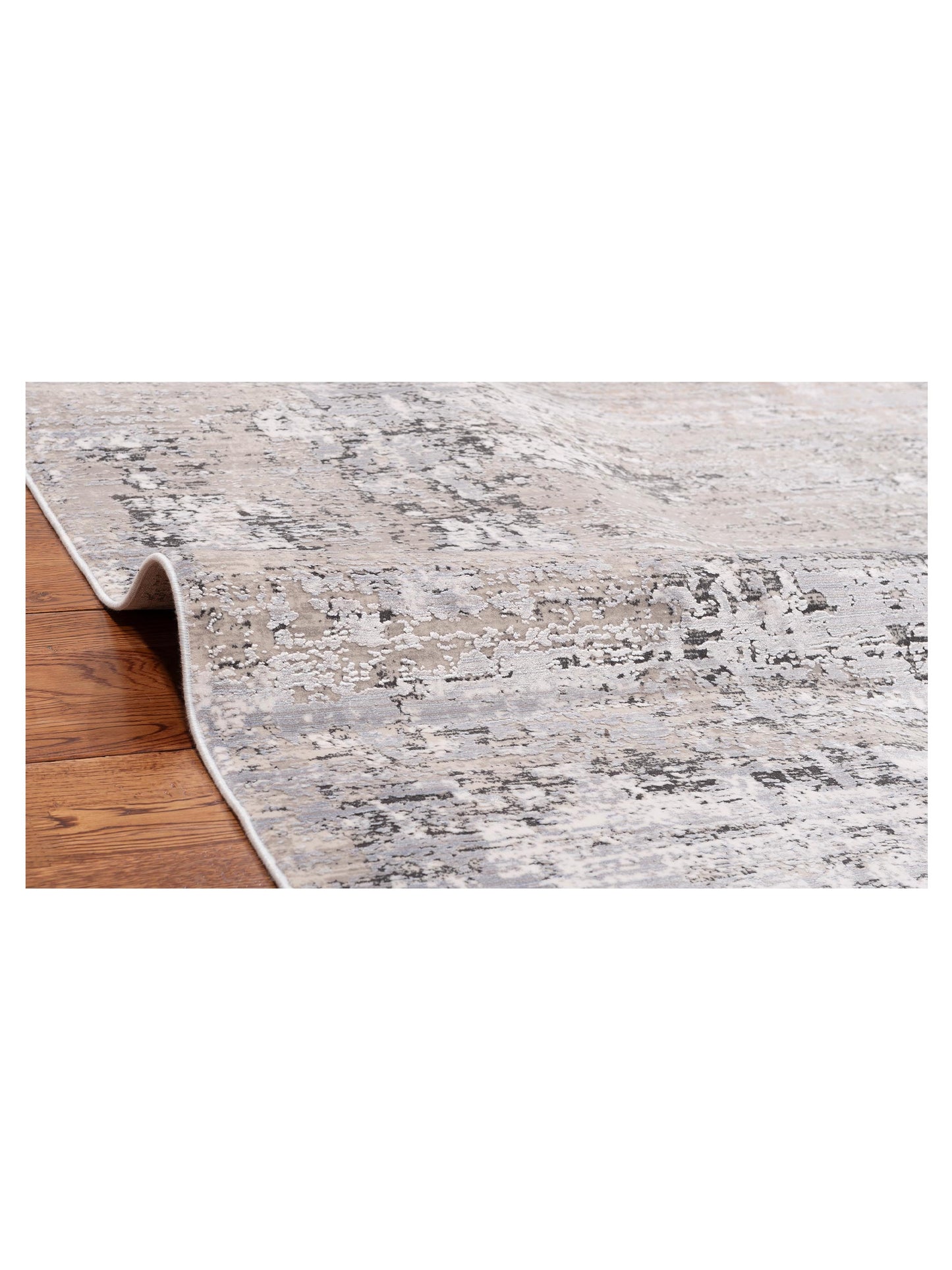 Calvera Gray Gray 8x10 Machine Made Rug