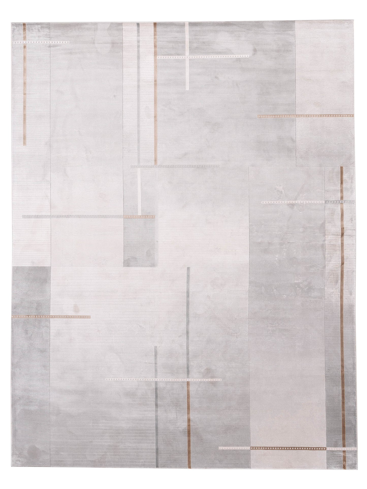 Bergamo Palermo  Beige Silver Contemporary