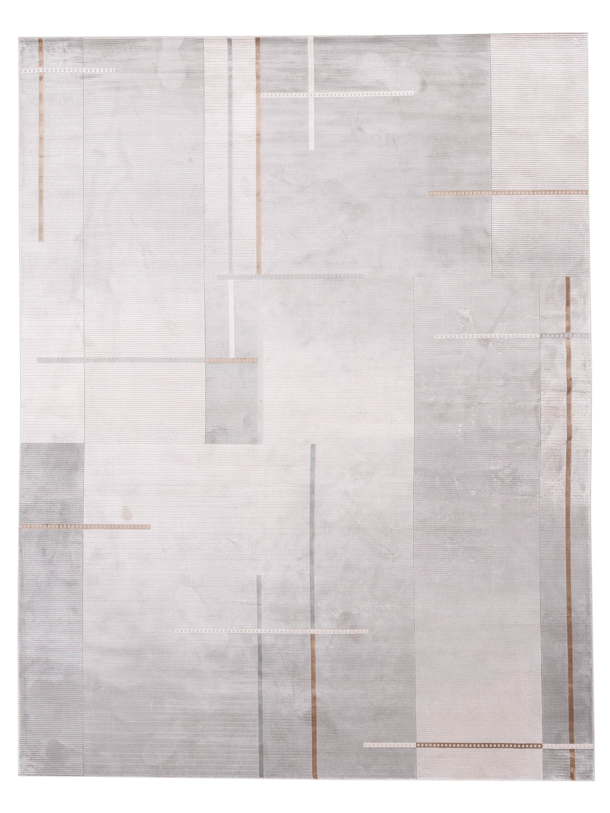 Bergamo Palermo  Beige Silver Contemporary