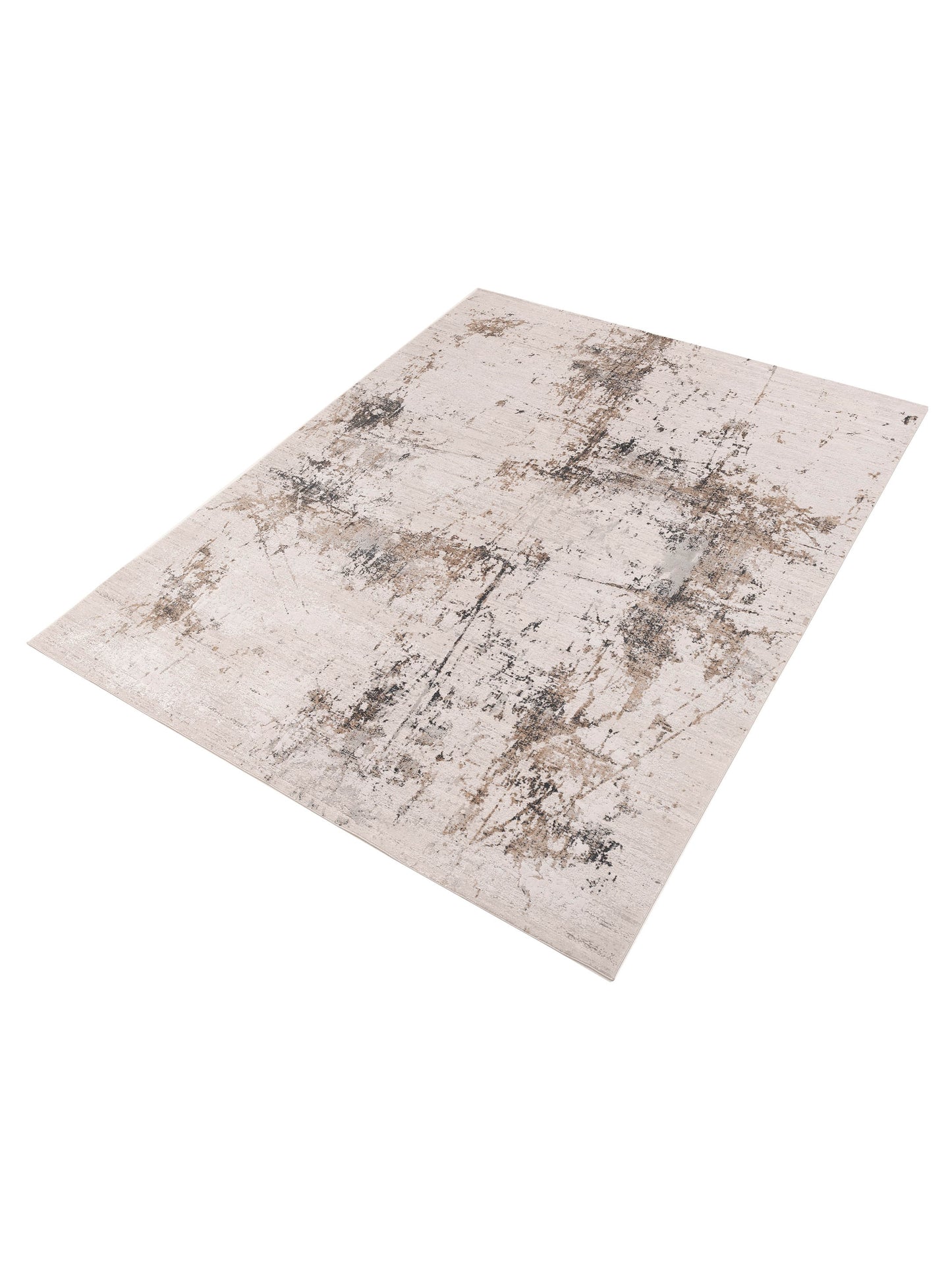 Calvera Beige Gray 8x10 Machine Made Rug