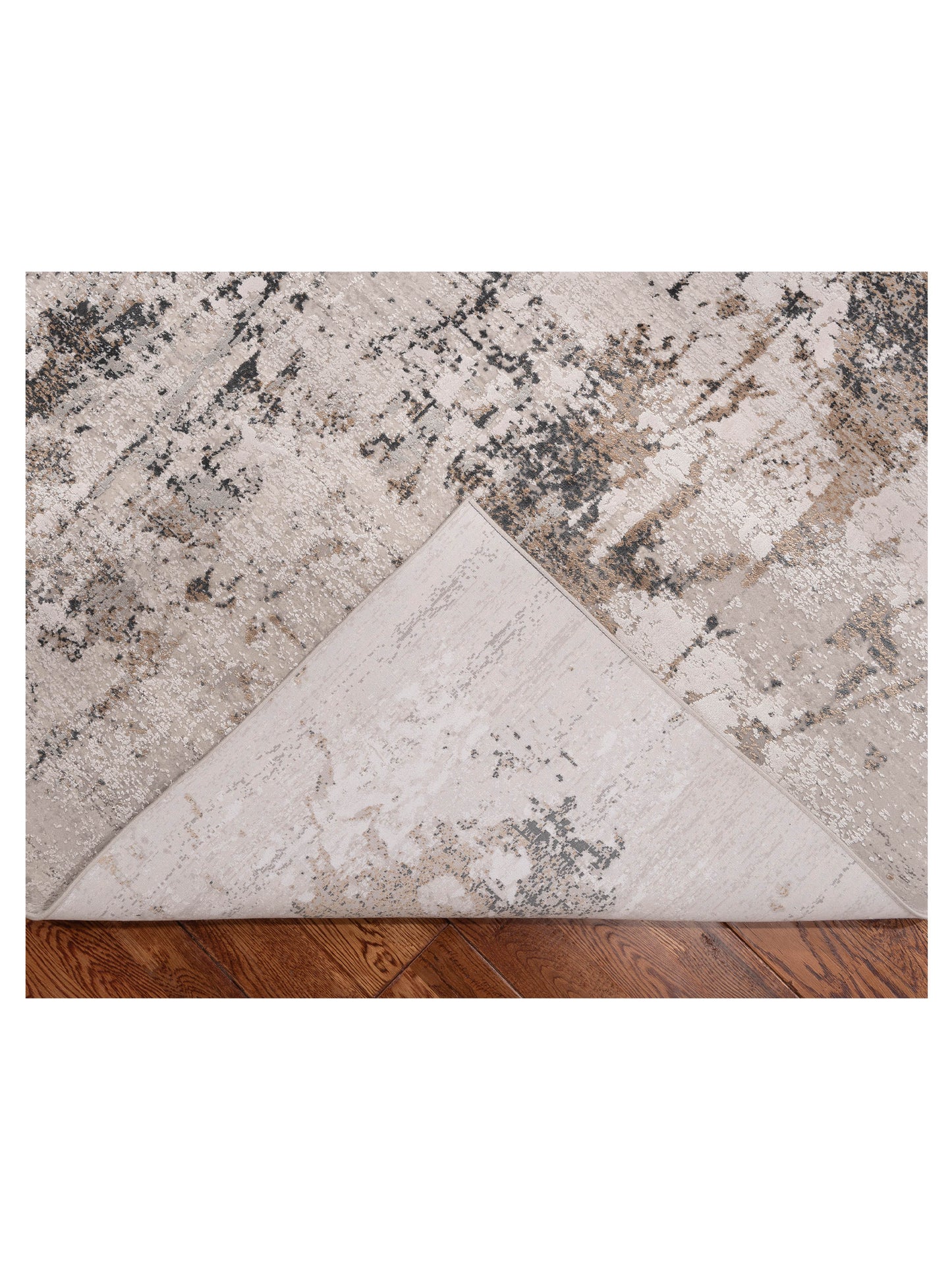 Calvera Beige Gray 8x10 Machine Made Rug