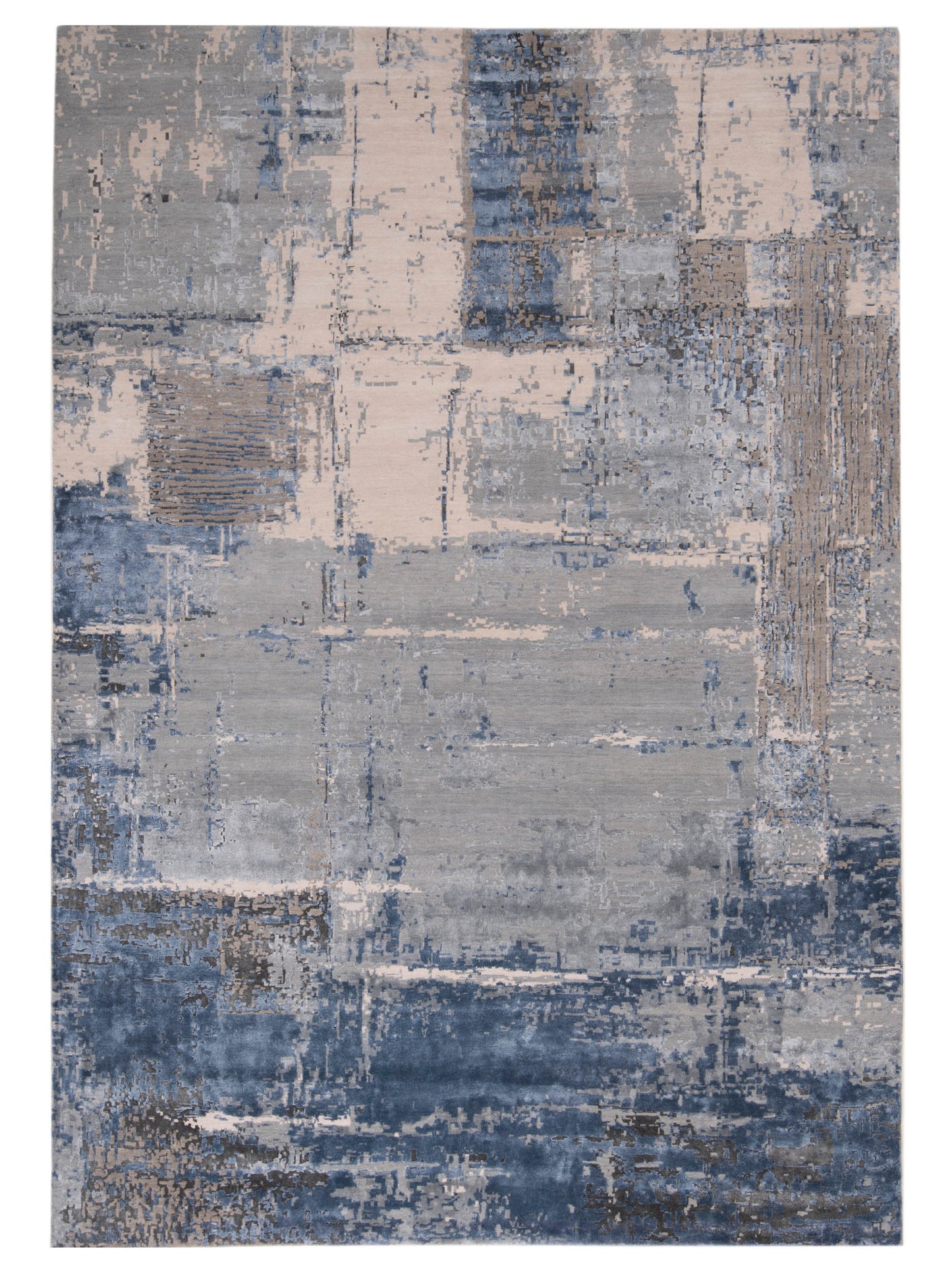 Siena Tibetino  Silver Blue Contemporary