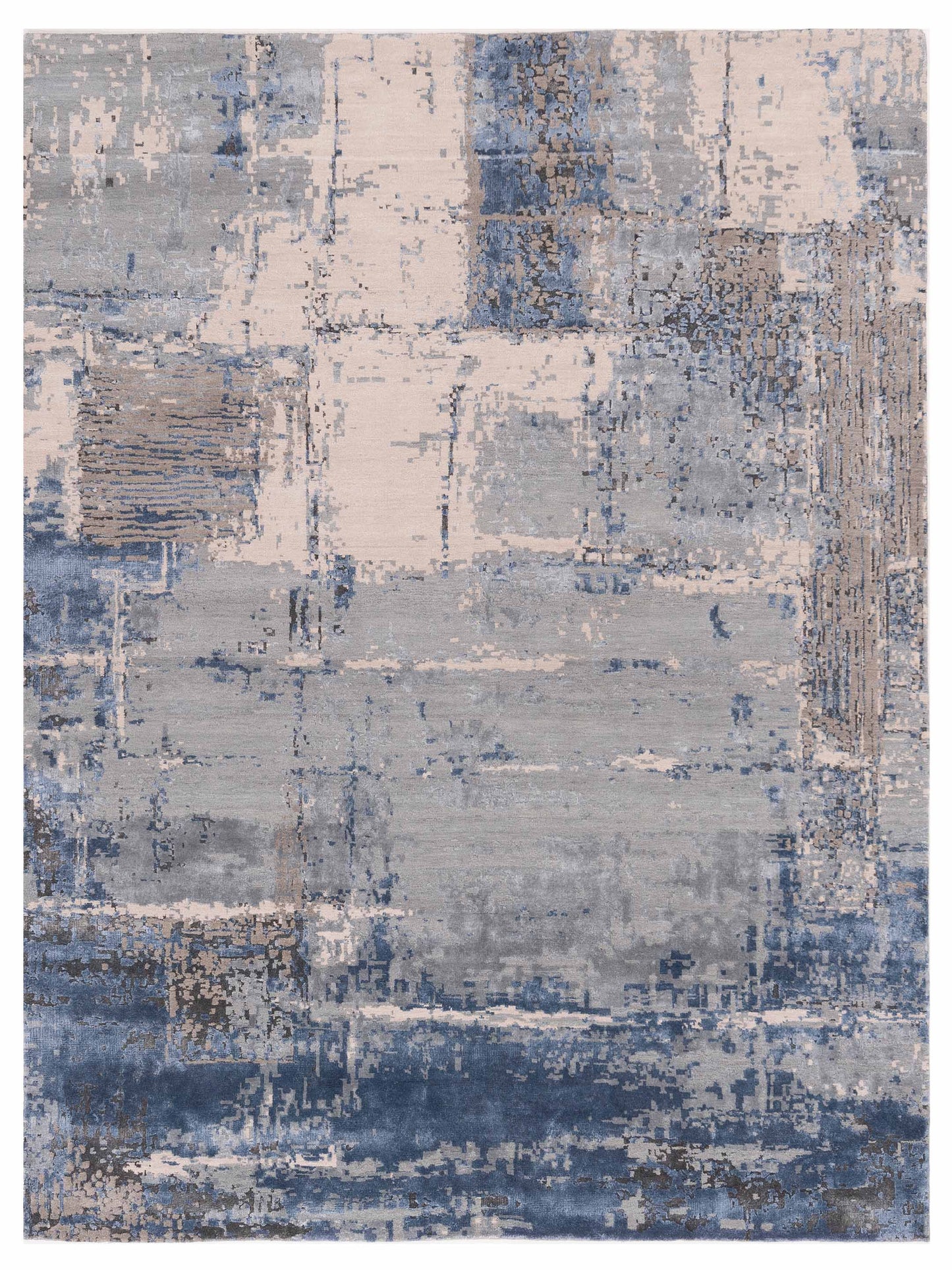 Siena Tibetino  Silver Blue Contemporary