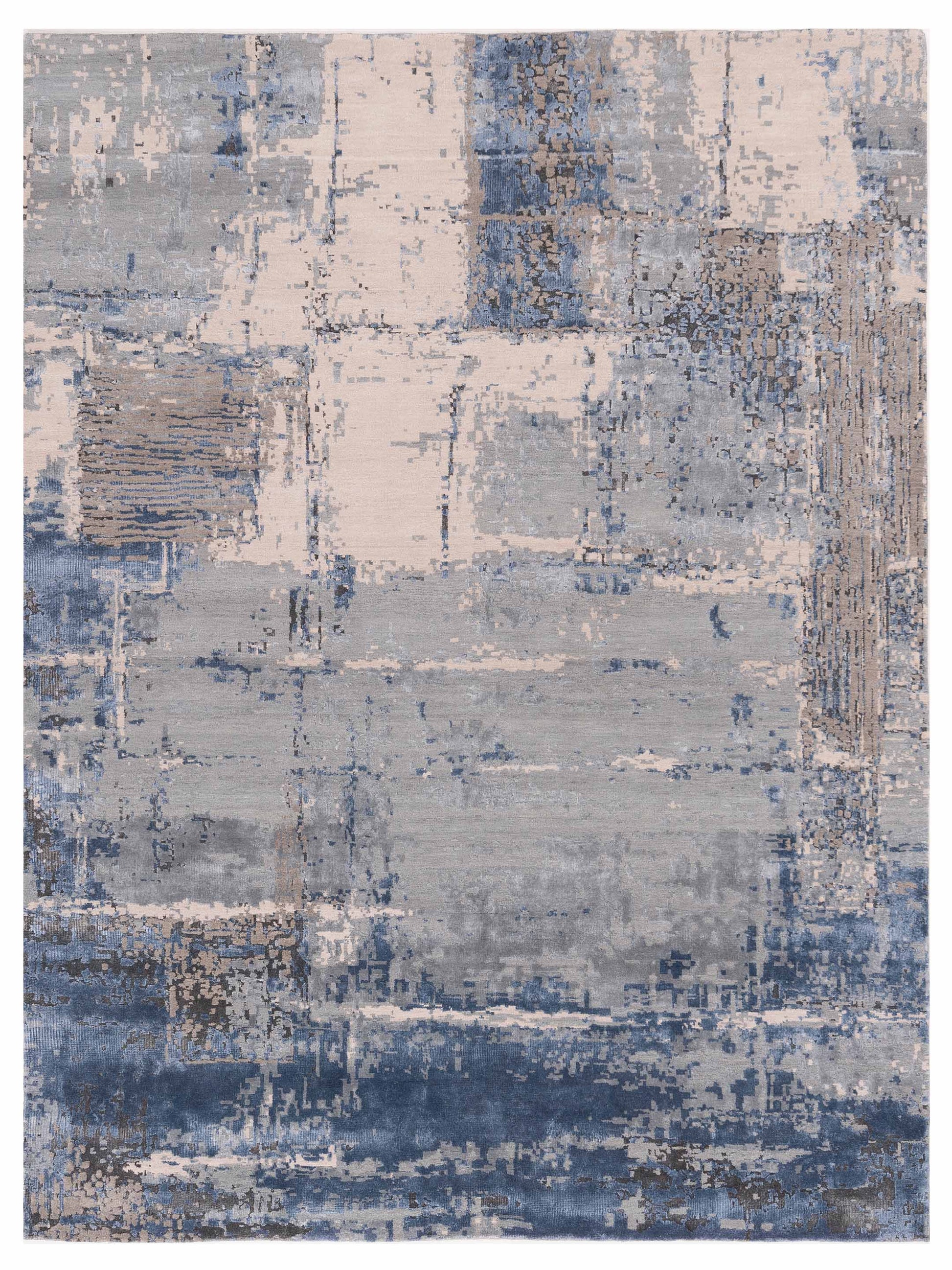 Siena Tibetino  Silver Blue Contemporary