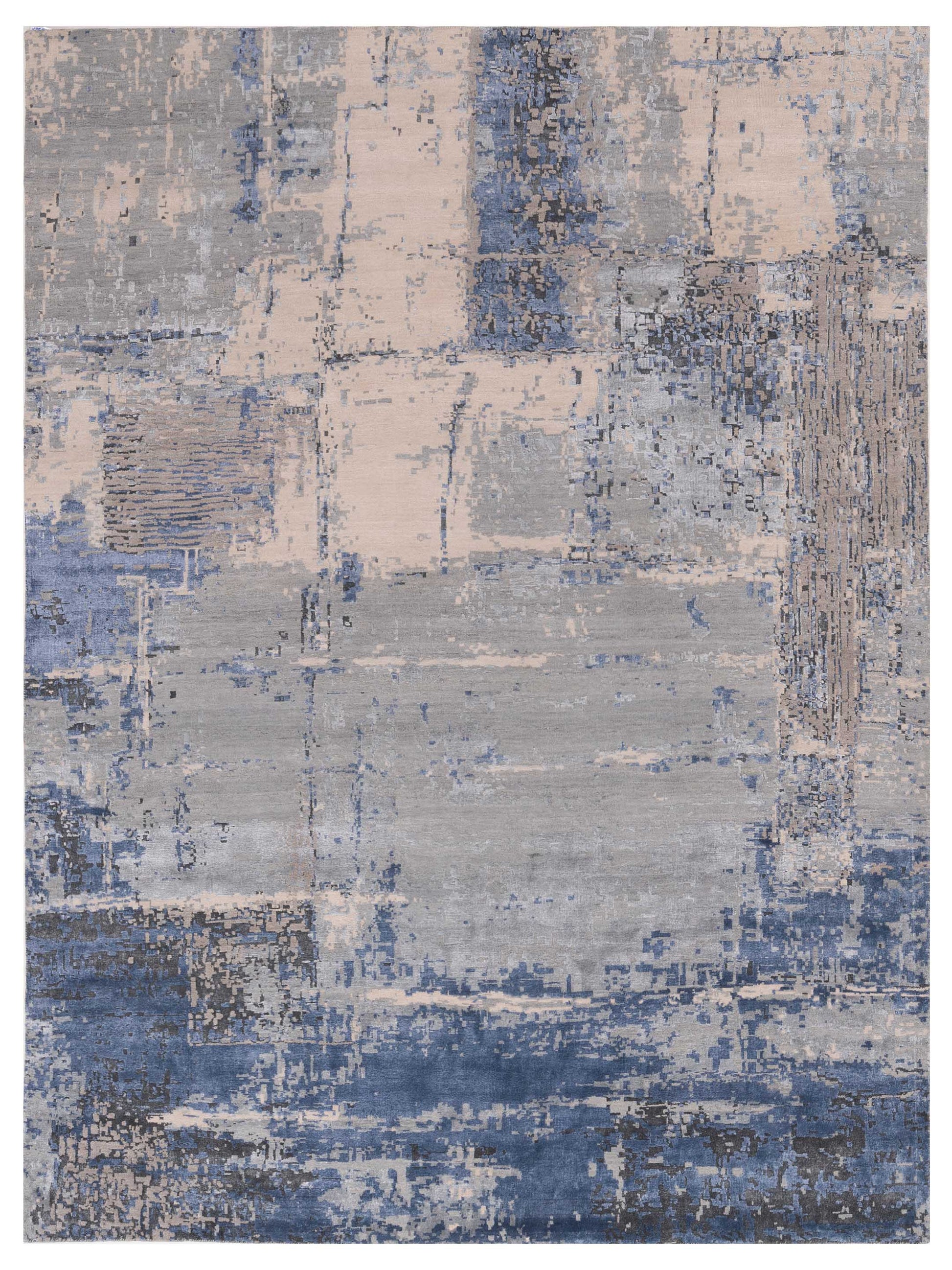 Siena Tibetino  Silver Blue Contemporary