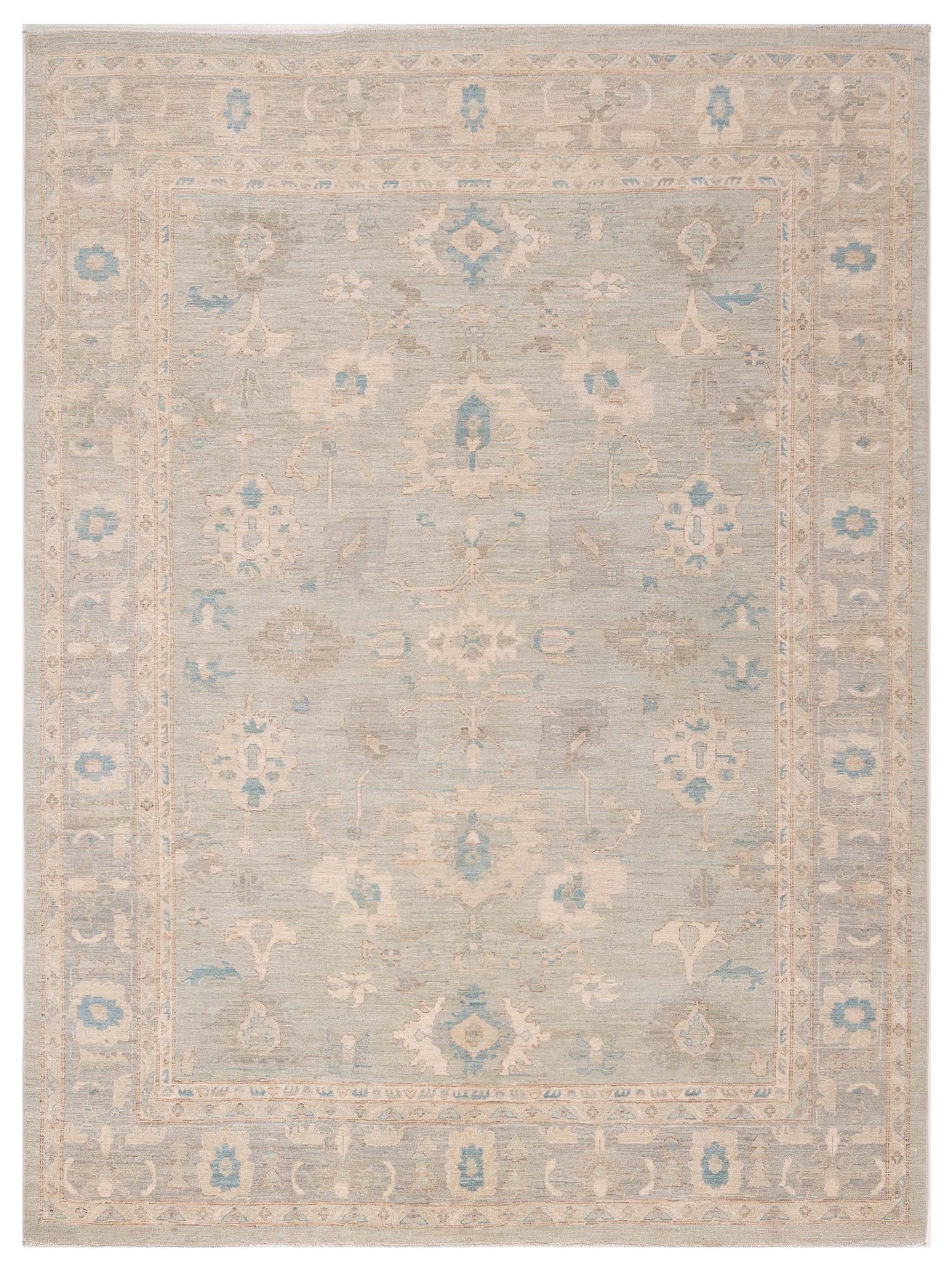 Nomad Laila  Mint Light Gray Traditional