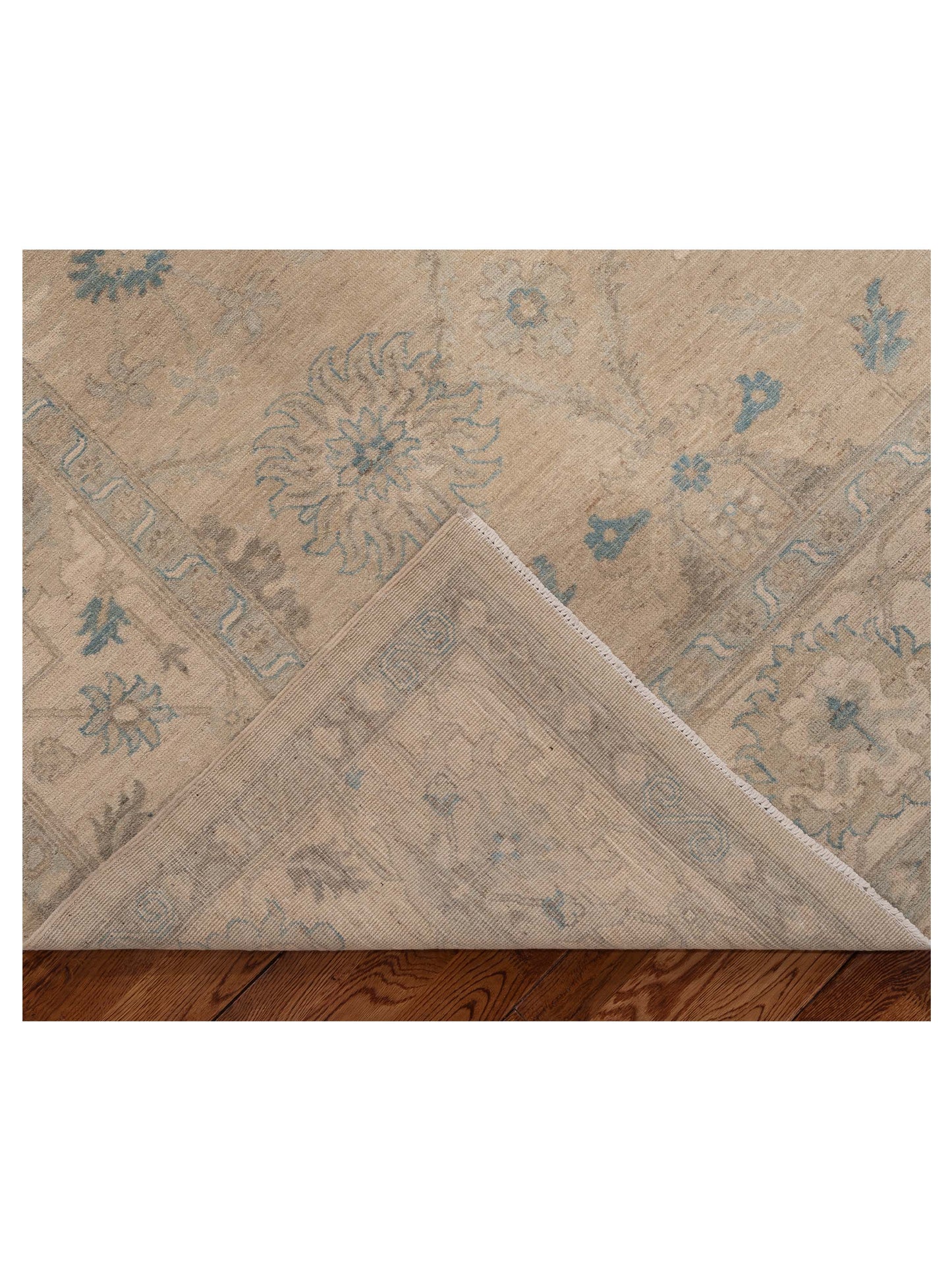 Lailora Beige Ivory 8.3x10 Hand Knotted Rug