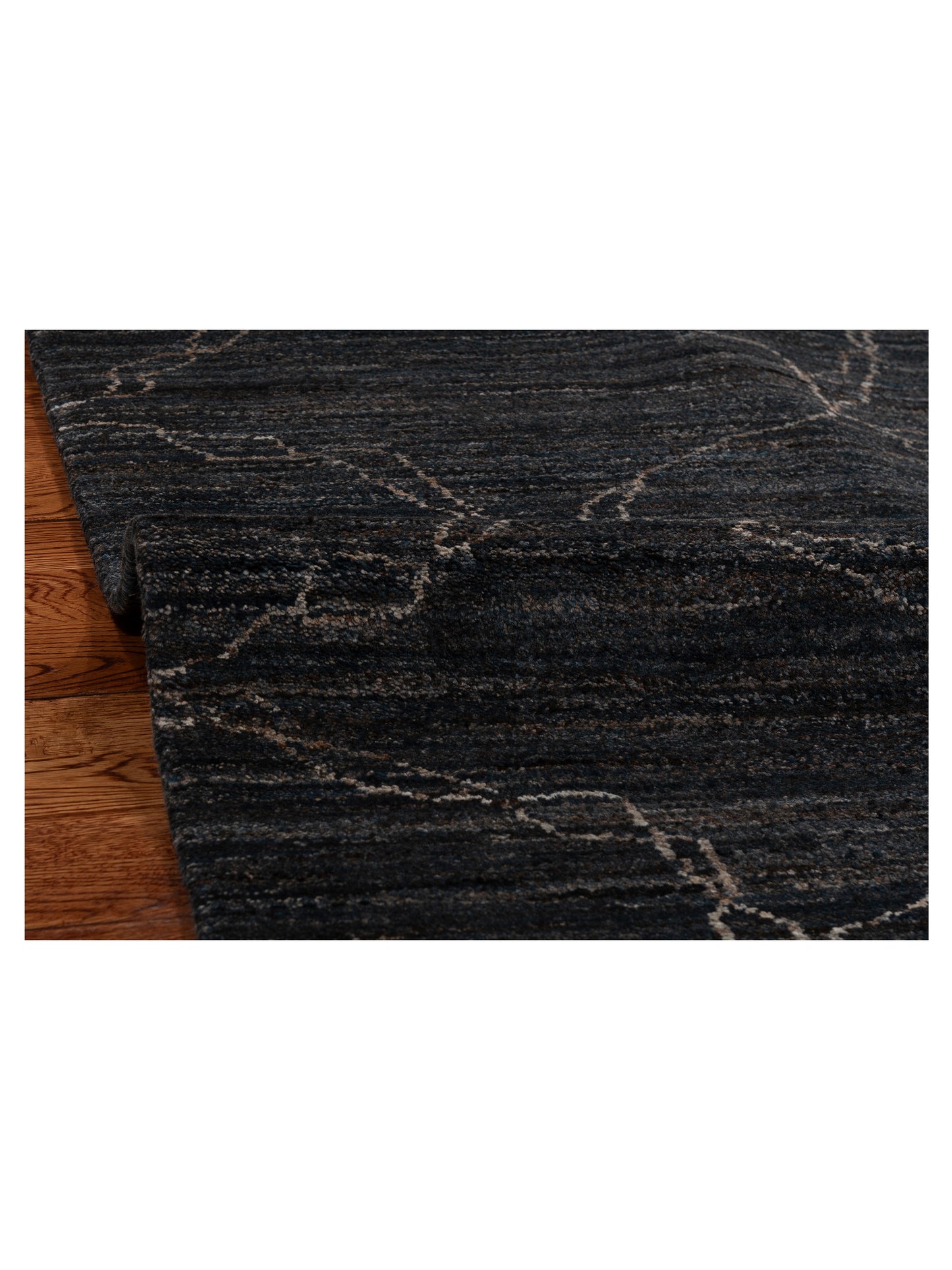 Tenzari Blue Blue 6x8.8 Hand Knotted Rug