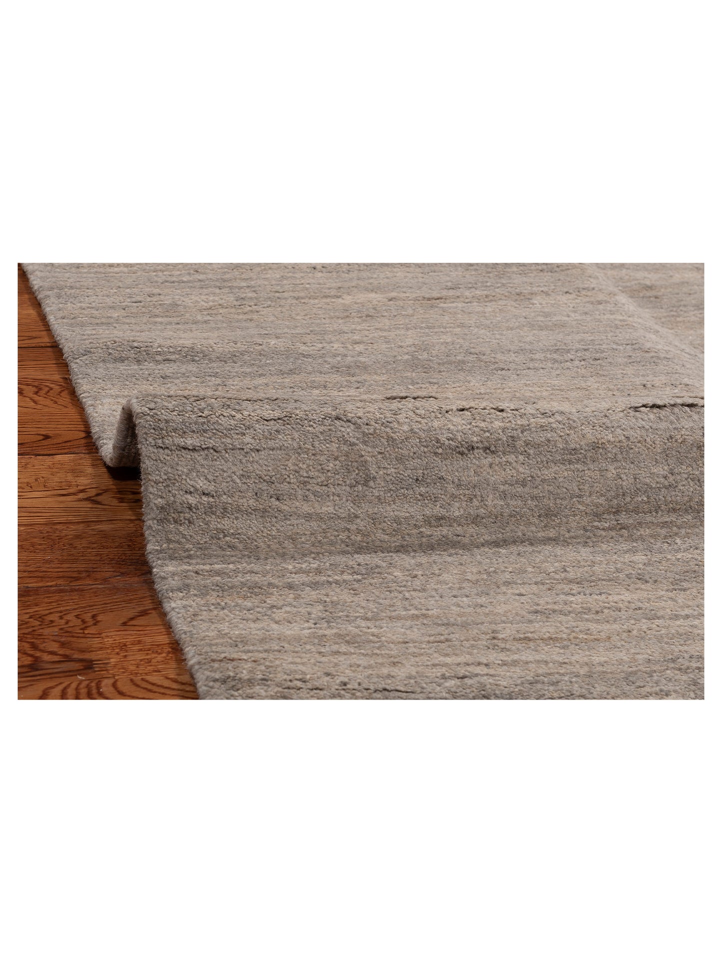 Tenzari Silver Silver 4.11x6.9 Hand Knotted Rug