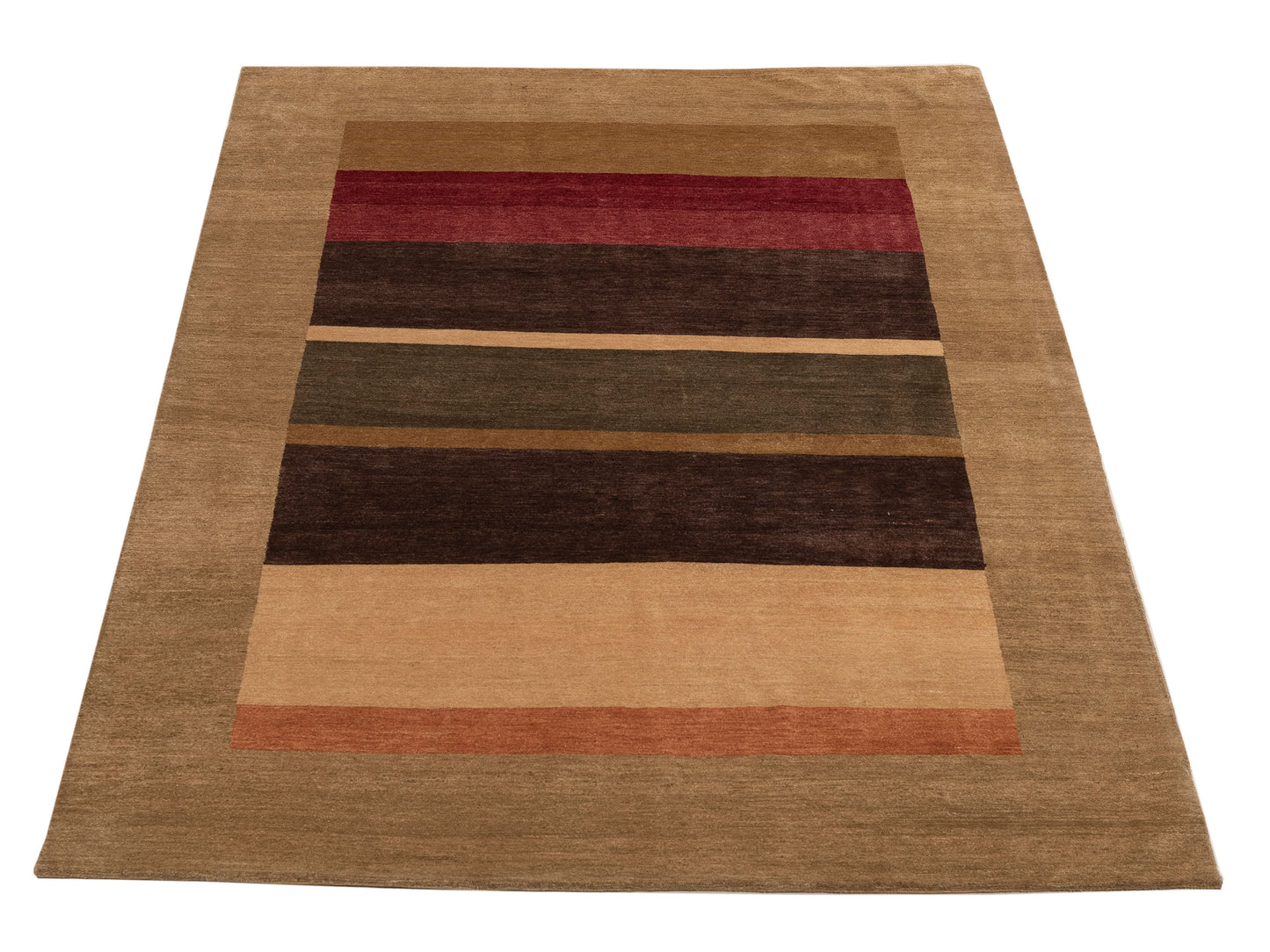 Tenzari Multi Multi 5.8x8.1 Hand Knotted Rug