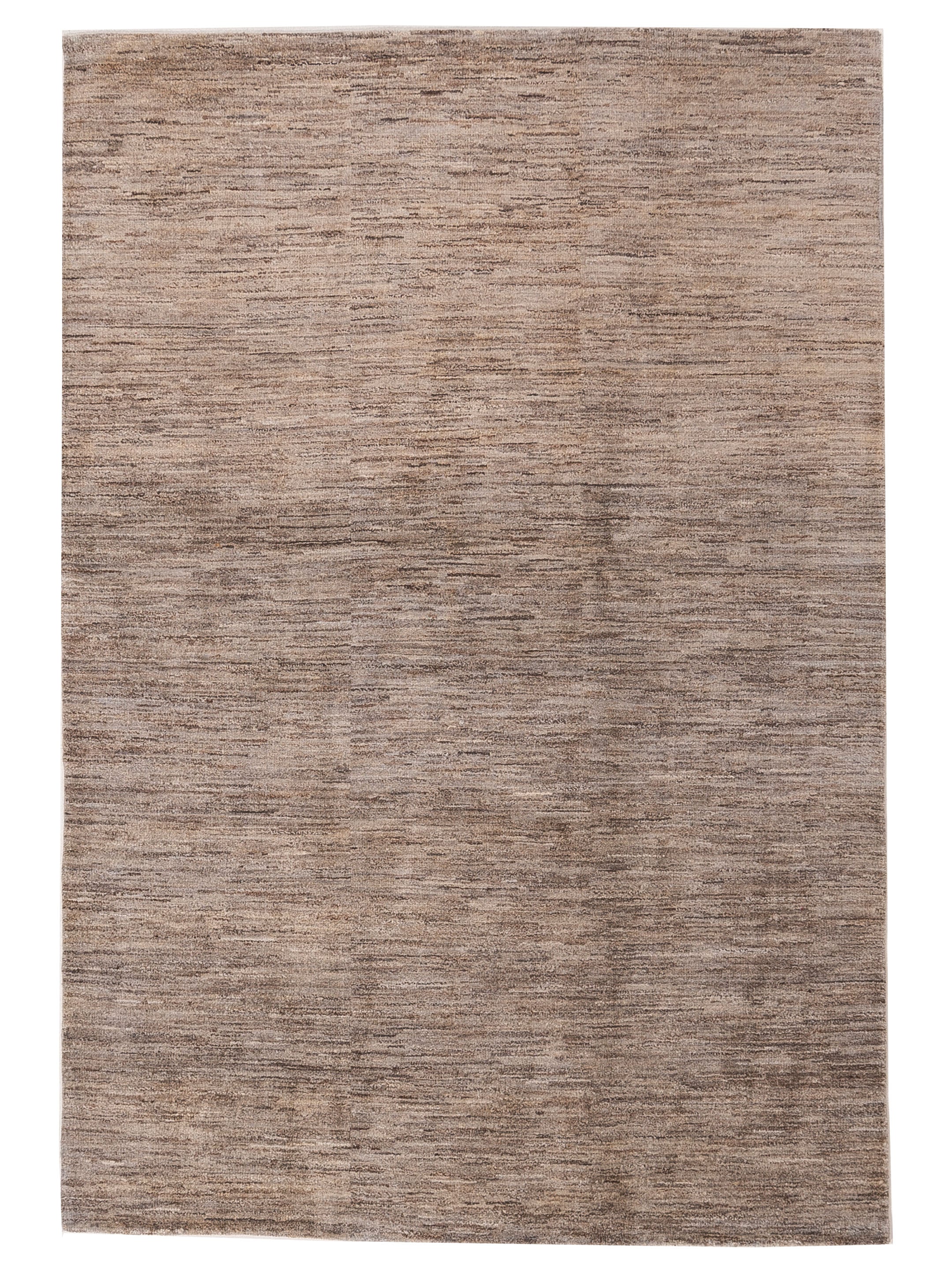 Tenzari Brown Beige 4.10x7.2 Hand Knotted Rug – Oushak Rugs