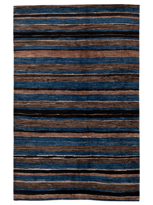 Siena Tibetino  Blue Brown Contemporary