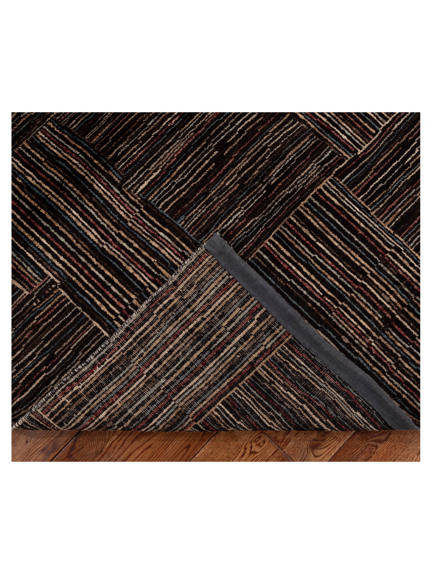 Tenzari Multi Multi 3.11x6 Hand Knotted Rug