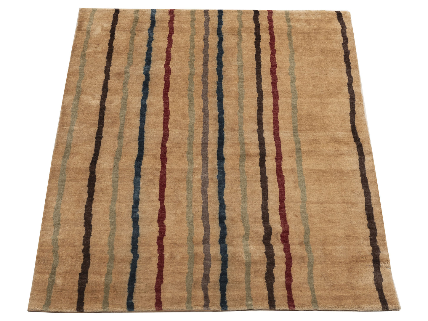 Tenzari Multi Multi 3.7x5.6 Hand Knotted Rug