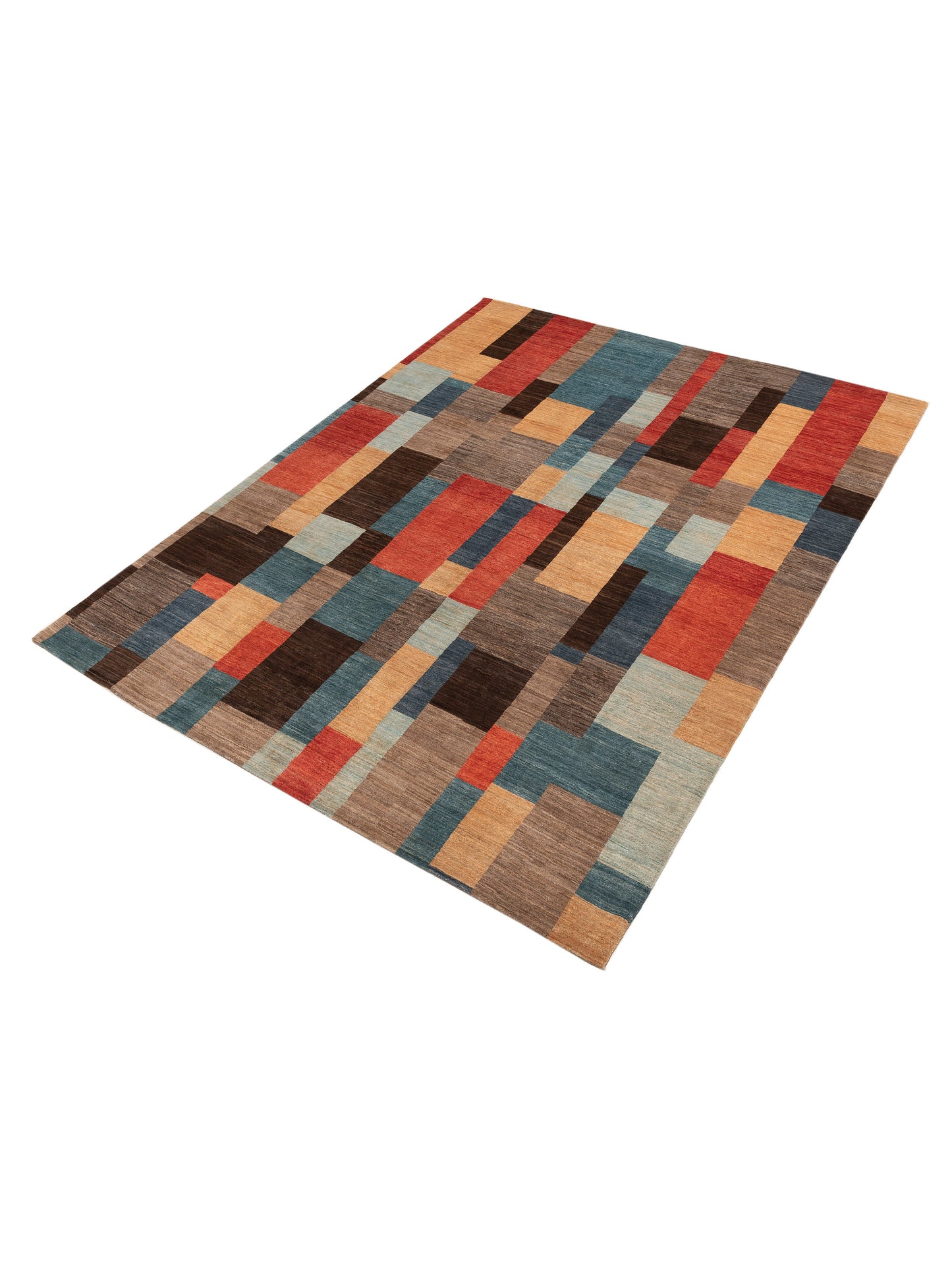 Tenzari Multi Multi 7.11x10.6 Hand Knotted Rug