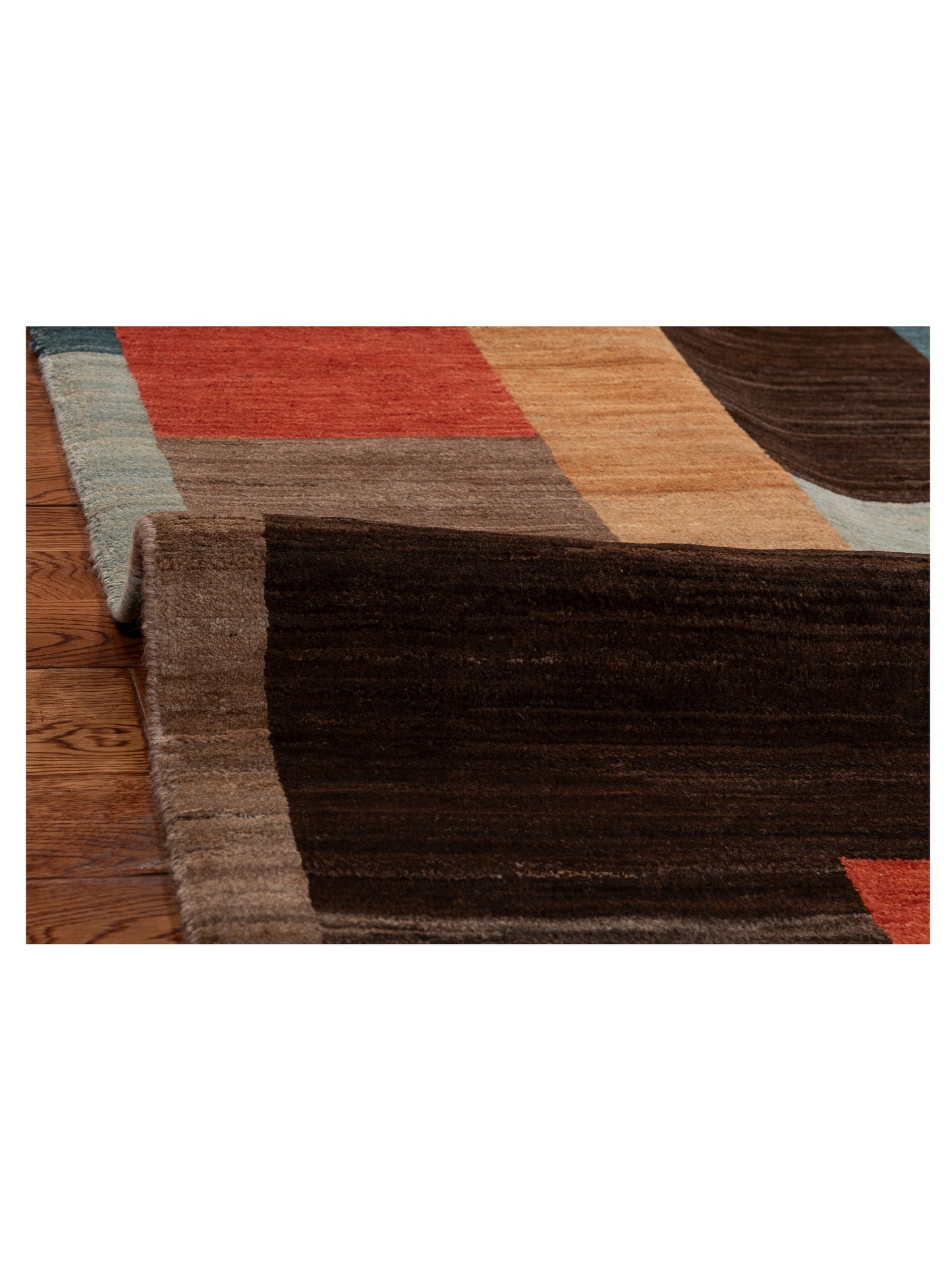 Tenzari Multi Multi 7.11x10.6 Hand Knotted Rug