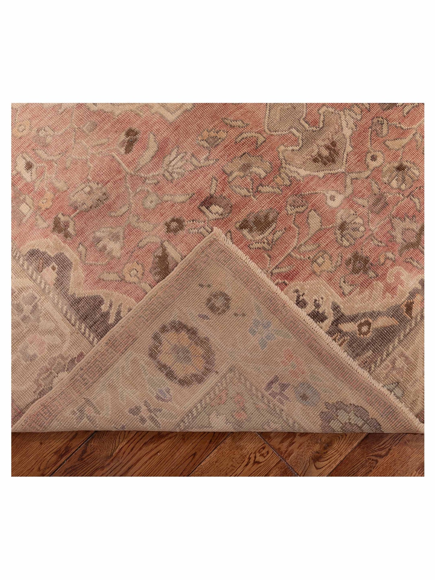 Nomadra Pink Beige 6x8.10 Hand Knotted Rug
