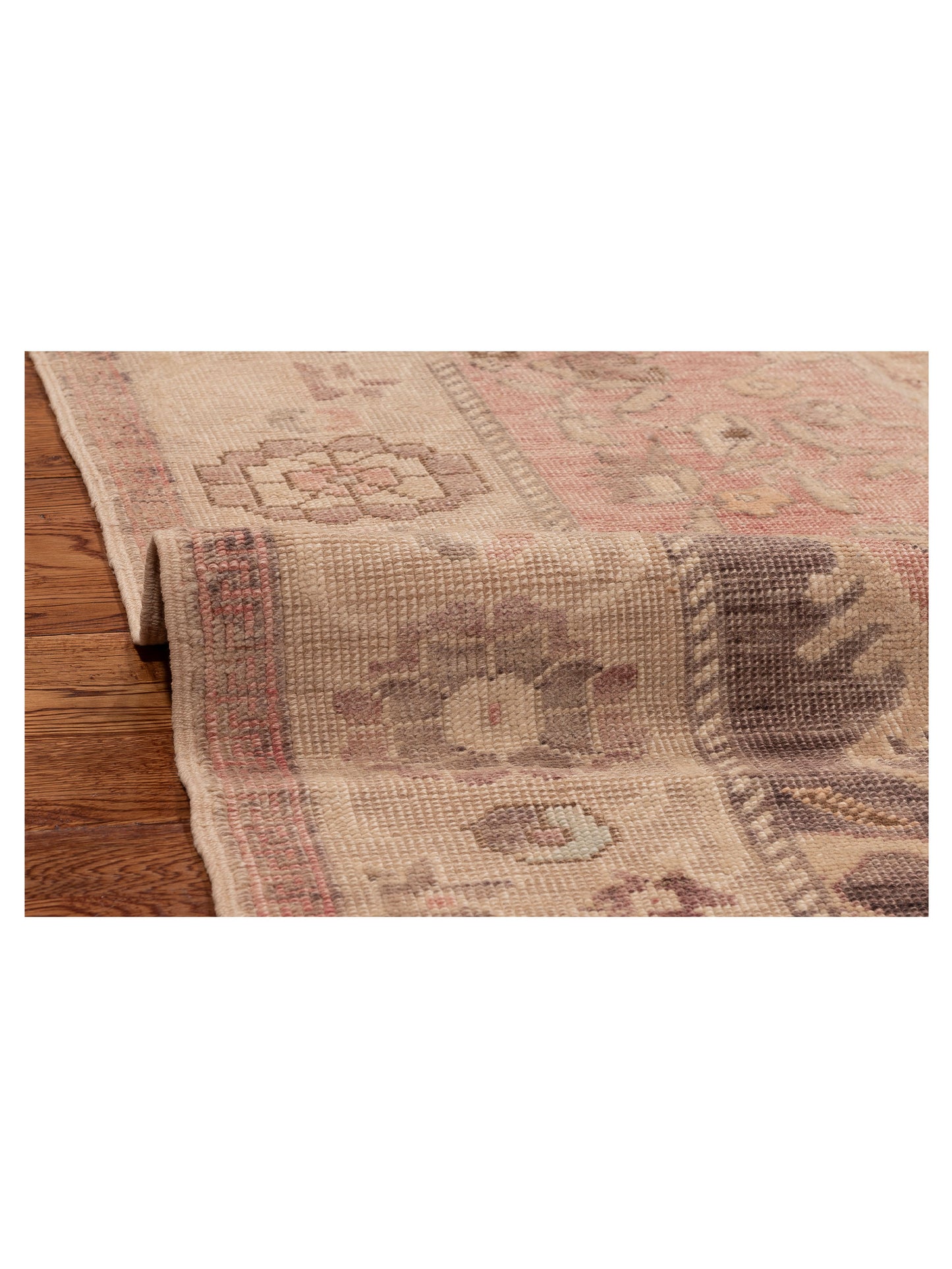 Nomadra Pink Beige 6x8.10 Hand Knotted Rug