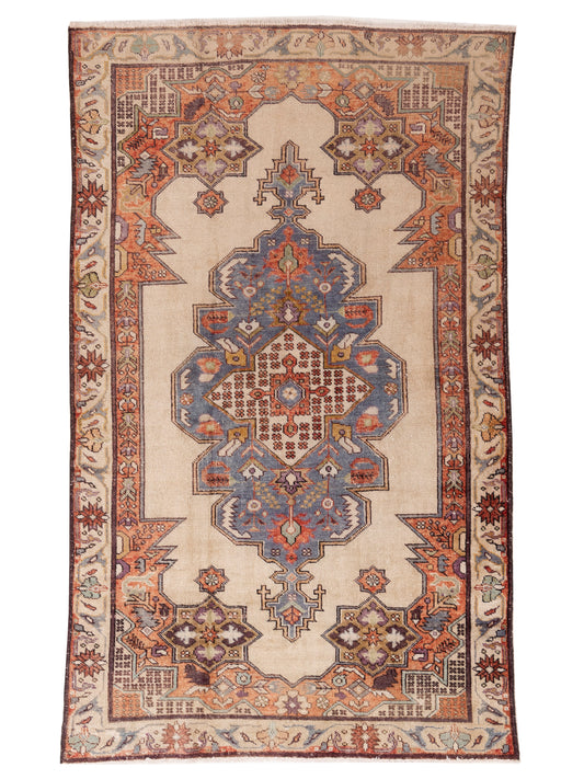 Pasha Old Anatolian  Beige Orange Transitional