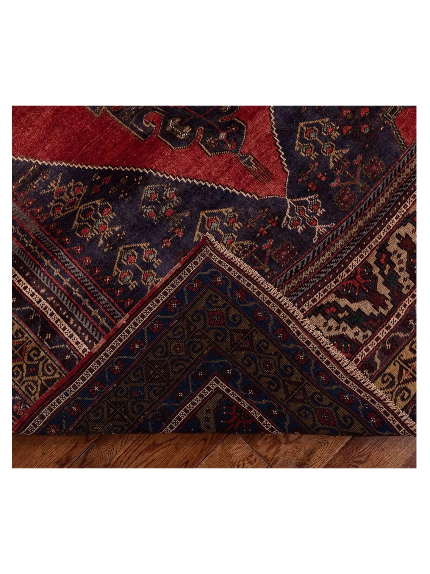 Nomadra Red Brown 5.8x10.4 Hand Knotted Rug