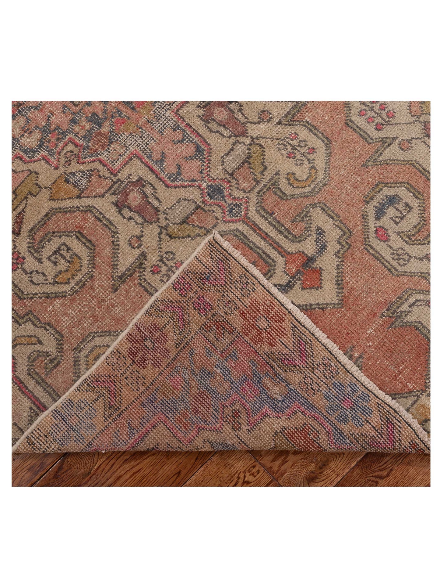 Nomadra Rust Beige 4.5x7 Hand Knotted Rug