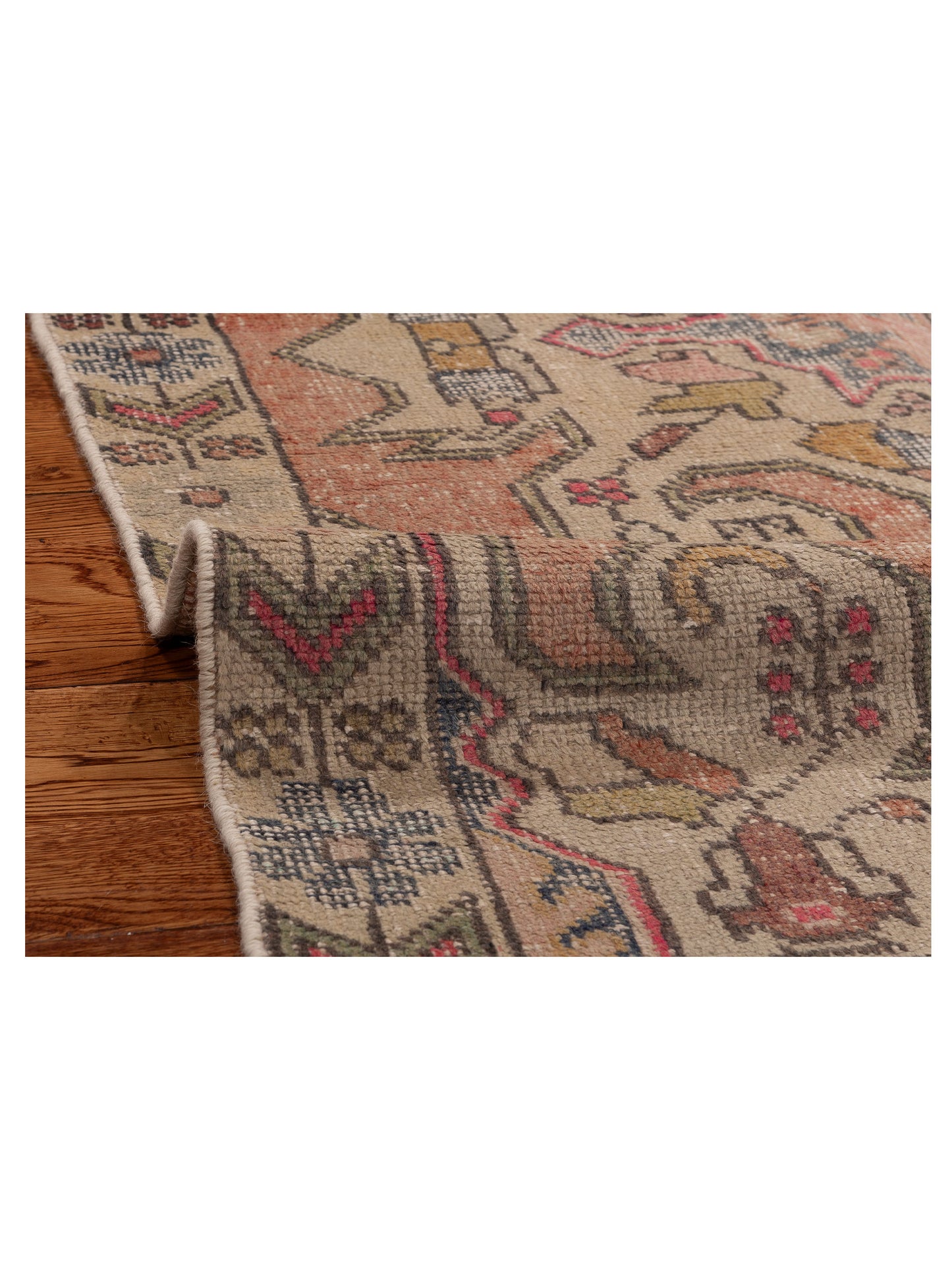 Nomadra Rust Beige 4.5x7 Hand Knotted Rug