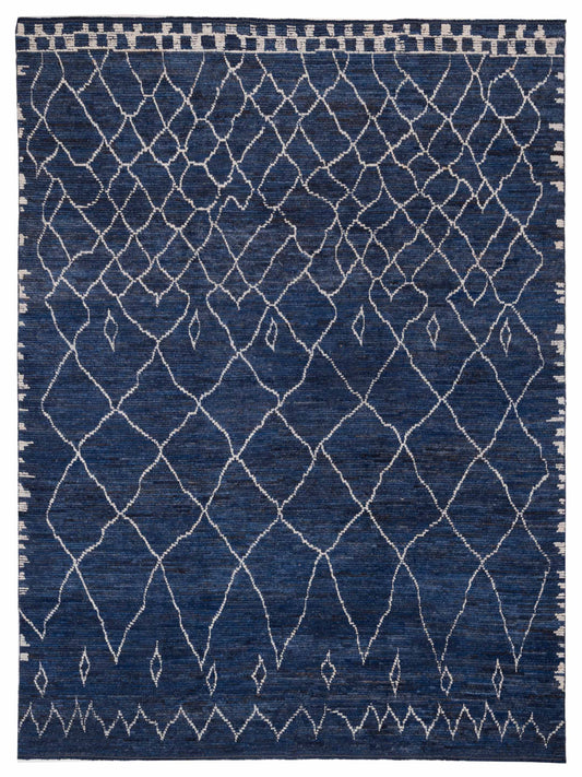 Pasha Berber  Dark Blue  Contemporary