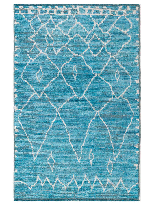 Pasha Berber  Turquoise  Contemporary