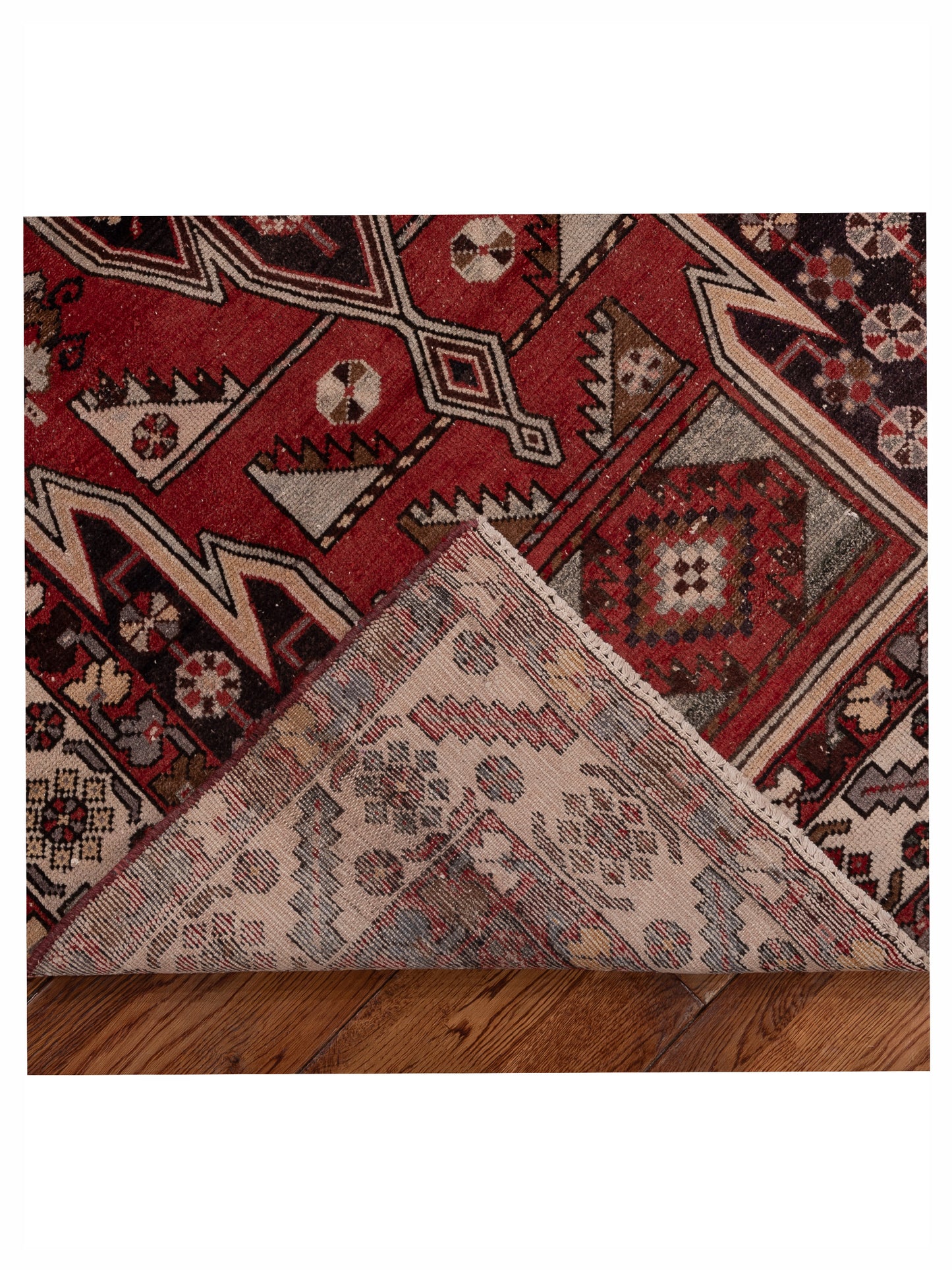 Antiqua Heirloom Red Ivory 4.2x6.8 Hand Knotted Rug