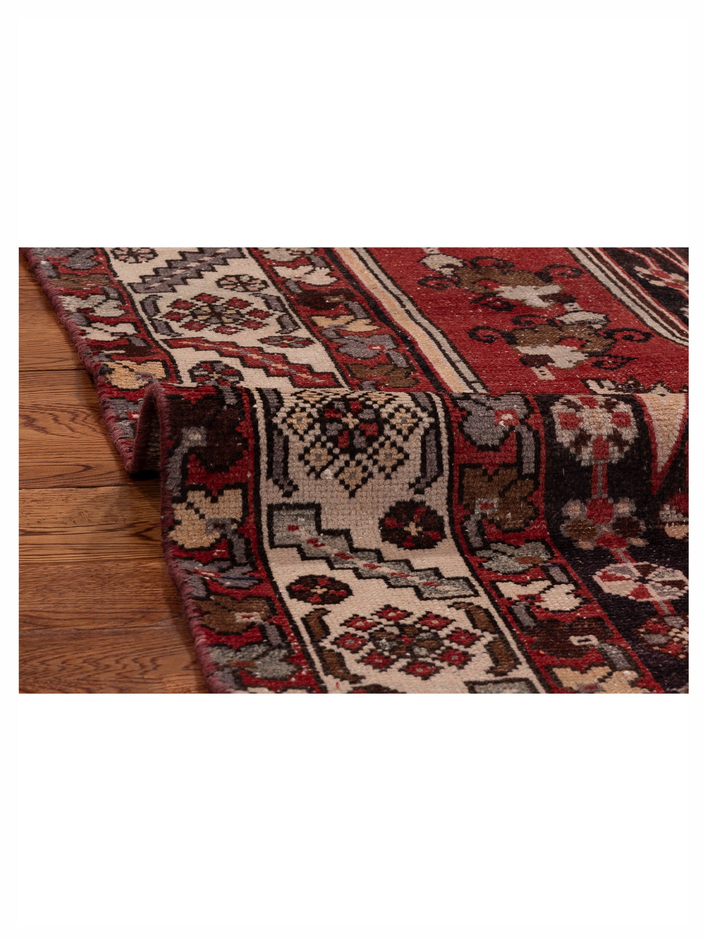 Antiqua Heirloom Red Ivory 4.2x6.8 Hand Knotted Rug