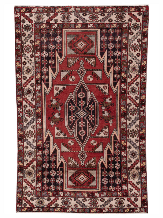 Pasha Antique Heirloom  Red Ivory Transitional