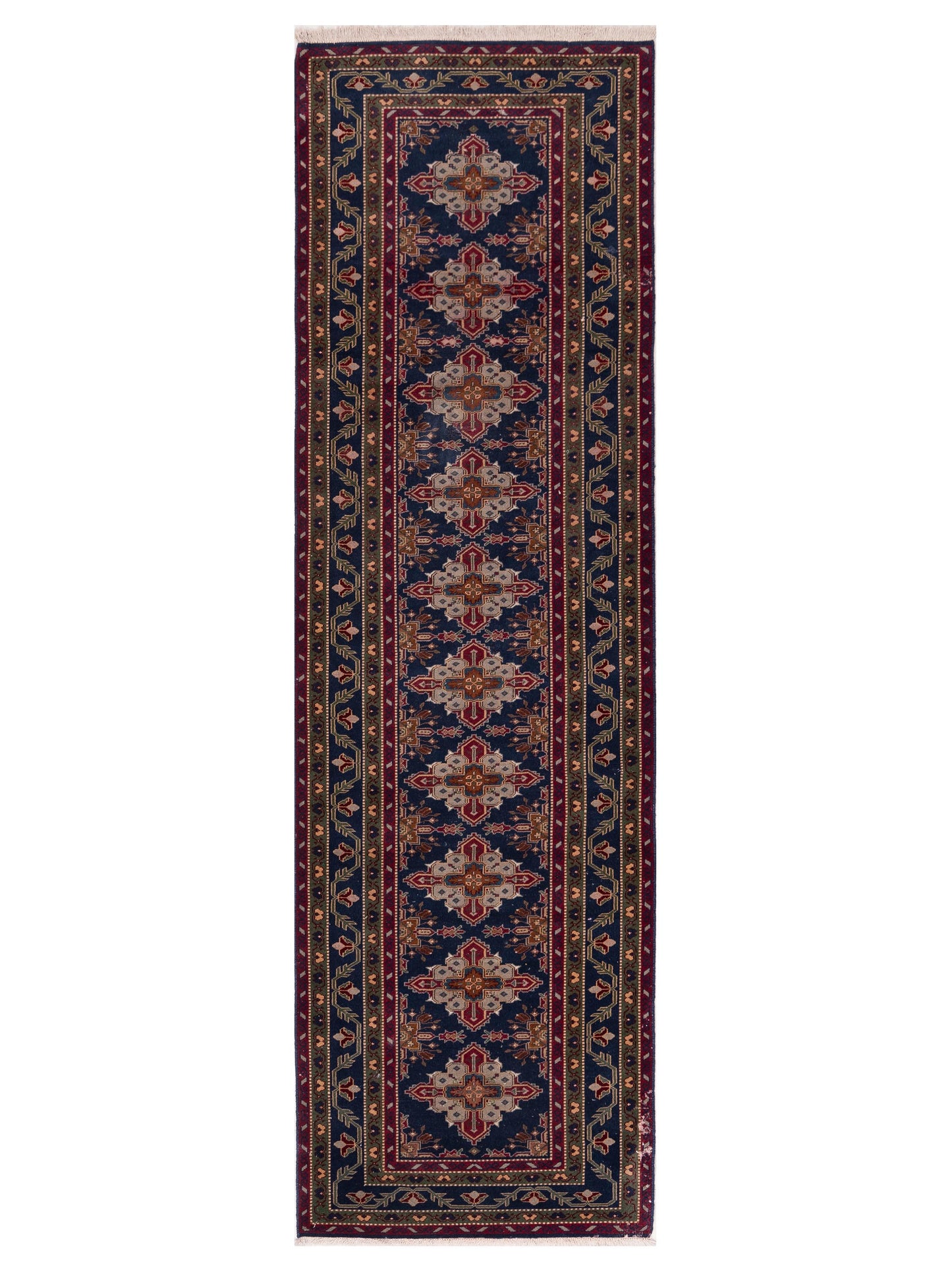 Pasha Antique Loom  Blue Green Transitional