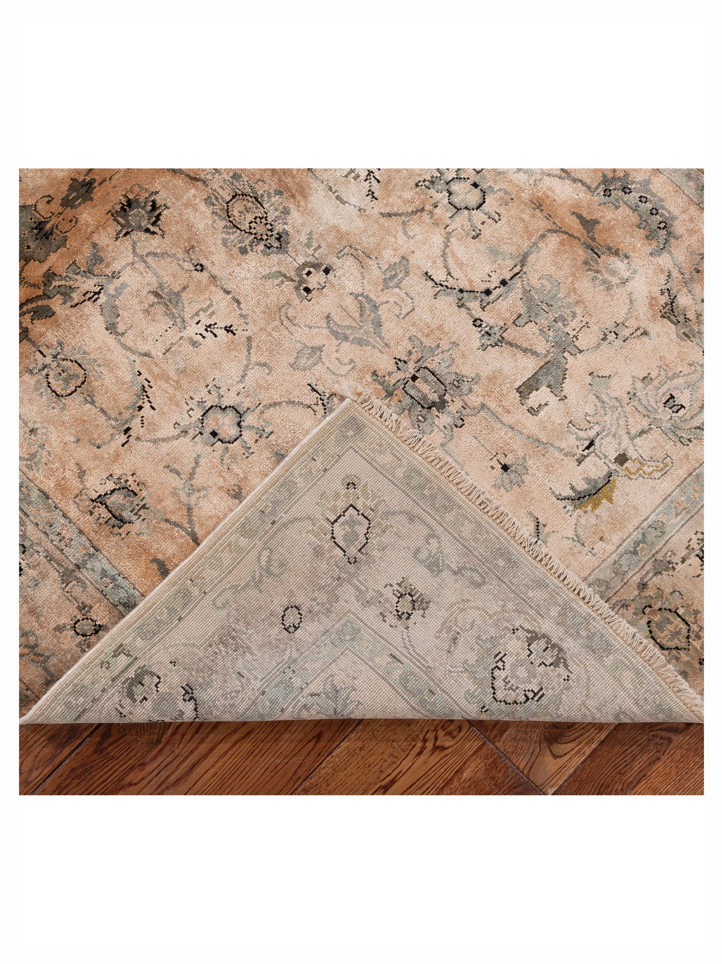 Javira Beige Beige 3.11x6.2 Hand Knotted Rug