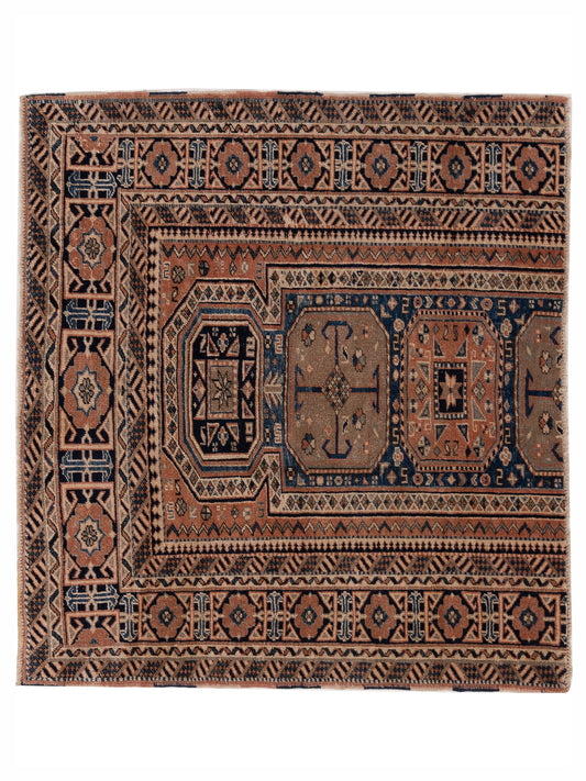 Pasha Turkish Shirwan  Orange Blue Transitional