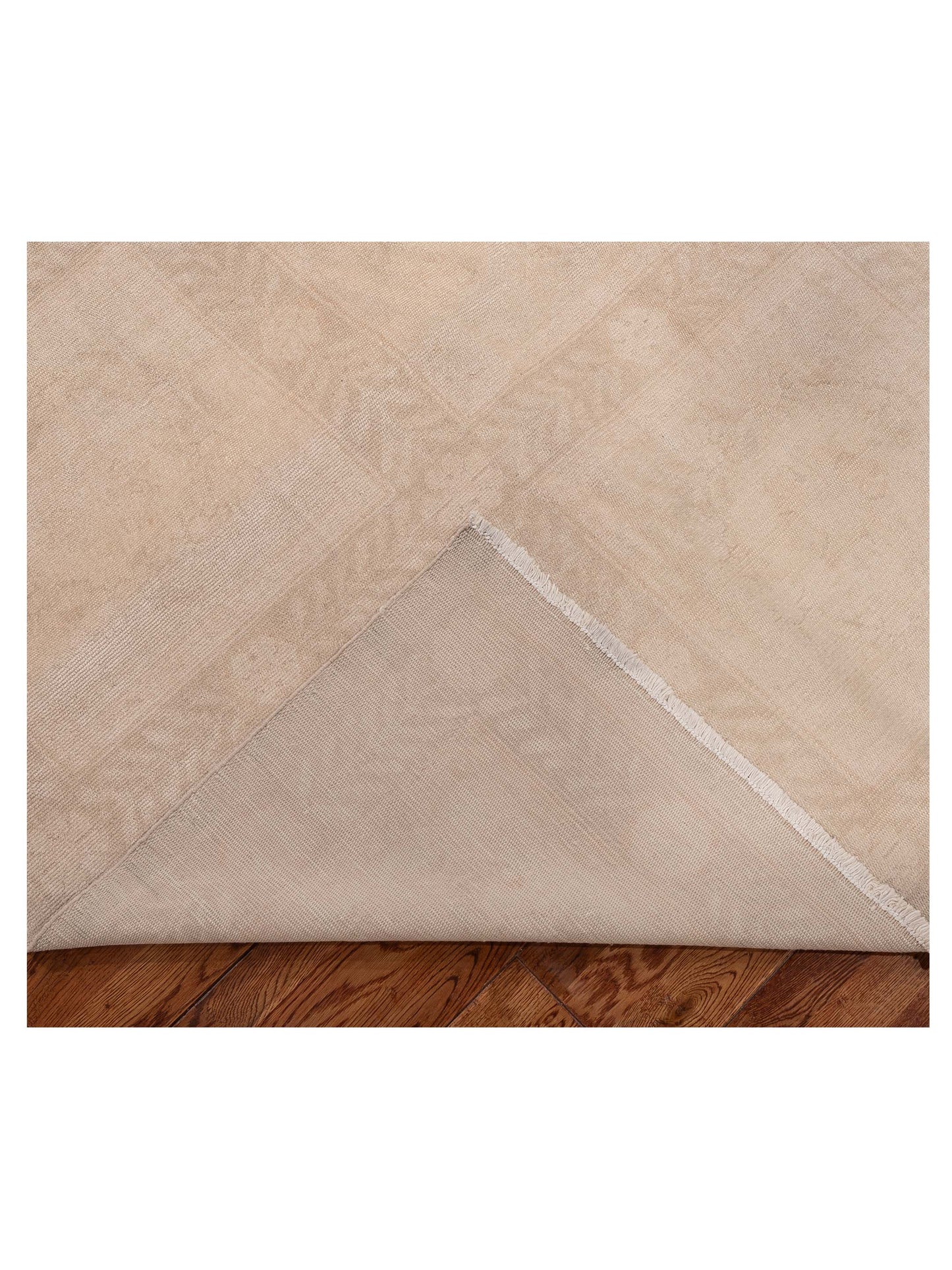 Vintage Beige Beige 10.3x15 Hand Knotted Rug