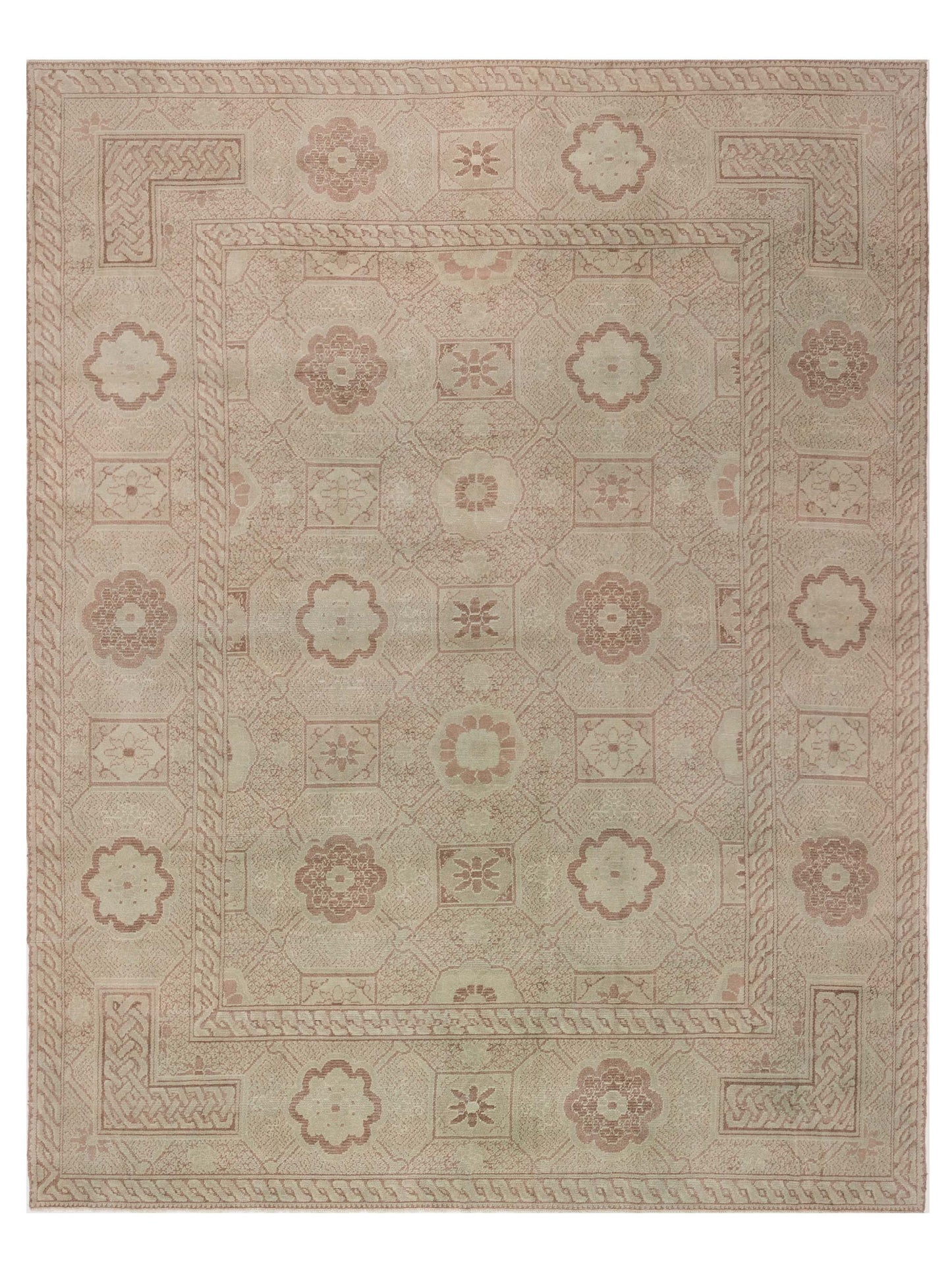 Pasha Vintage  Beige Beige Traditional